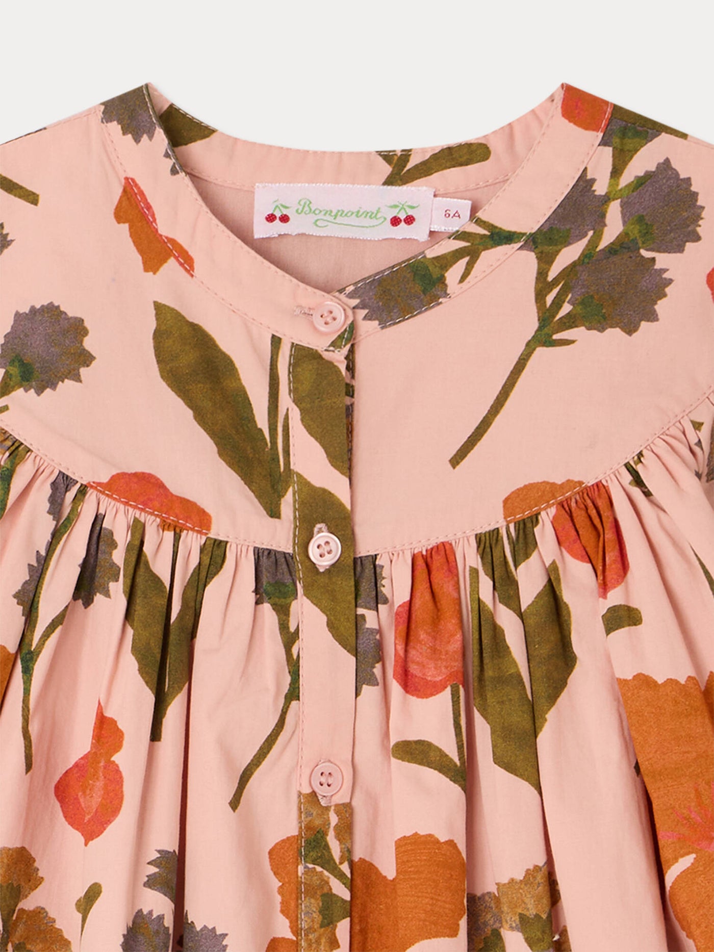 Madwiga dress with organic cotton flower print