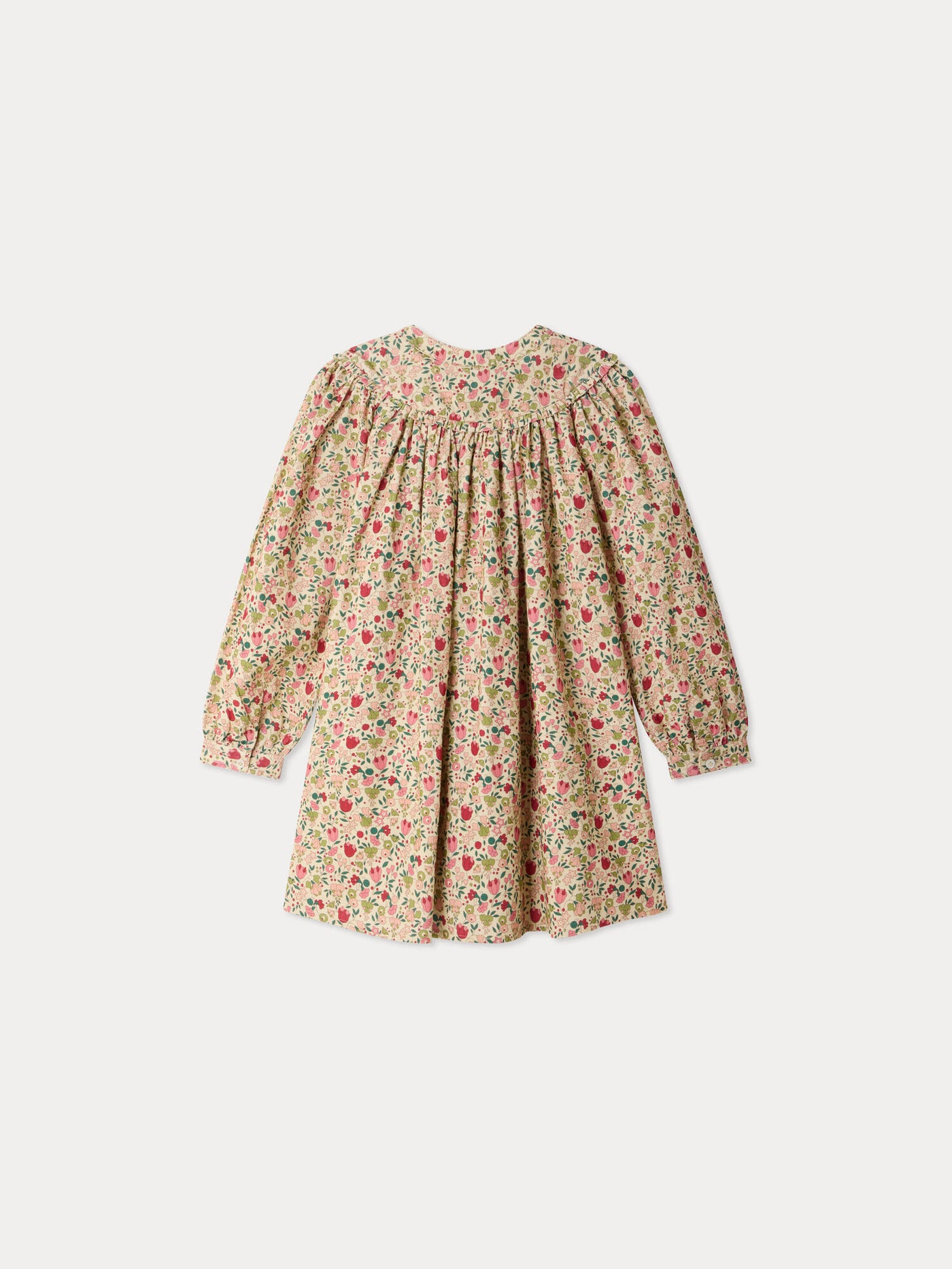 Mavis dress with a ruffled collar