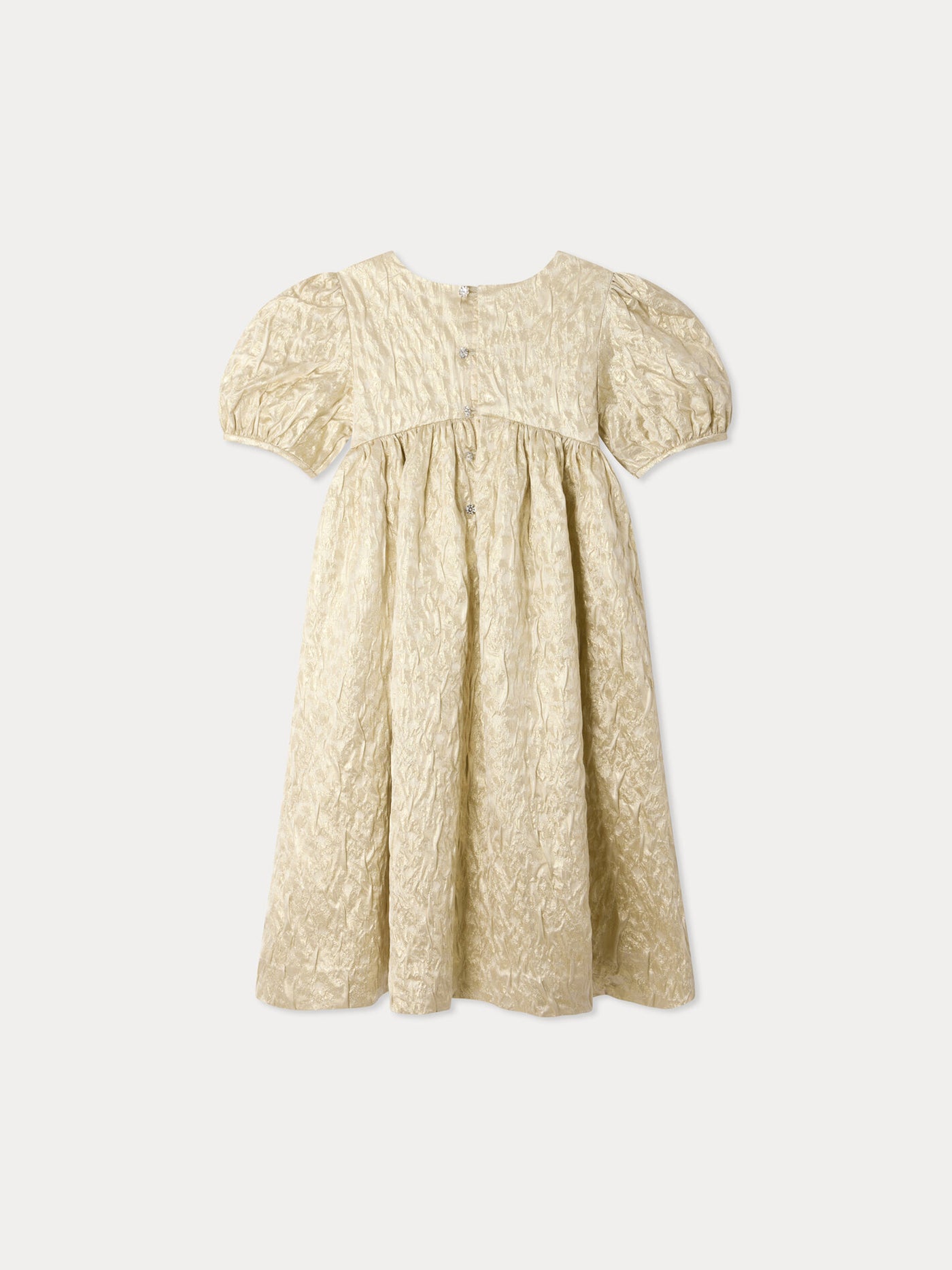 Marie Ophélia lurex jacquard dress