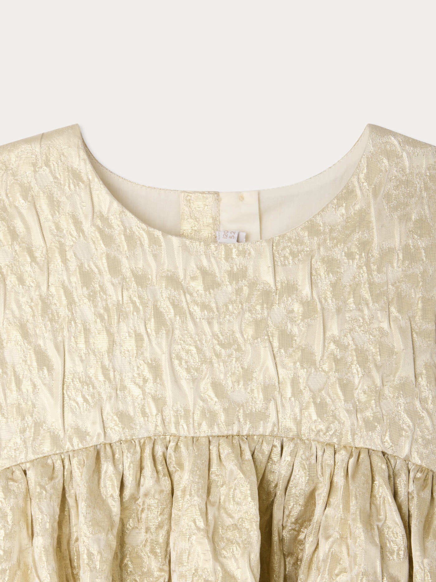 Marie Ophélia lurex jacquard dress