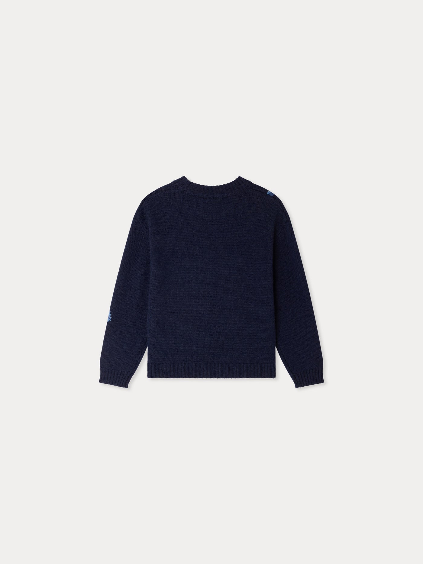 Maxine round-neck sweater with cherry motif