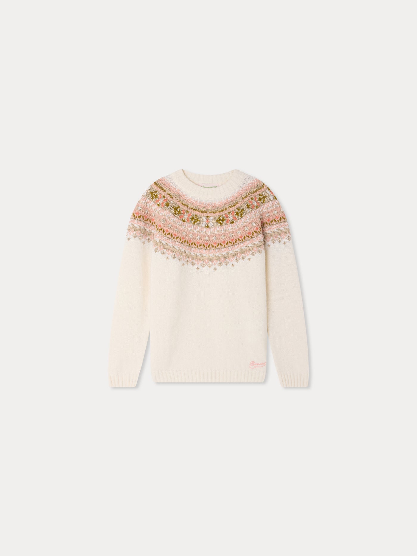 Mirela jumper in embroidered jacquard