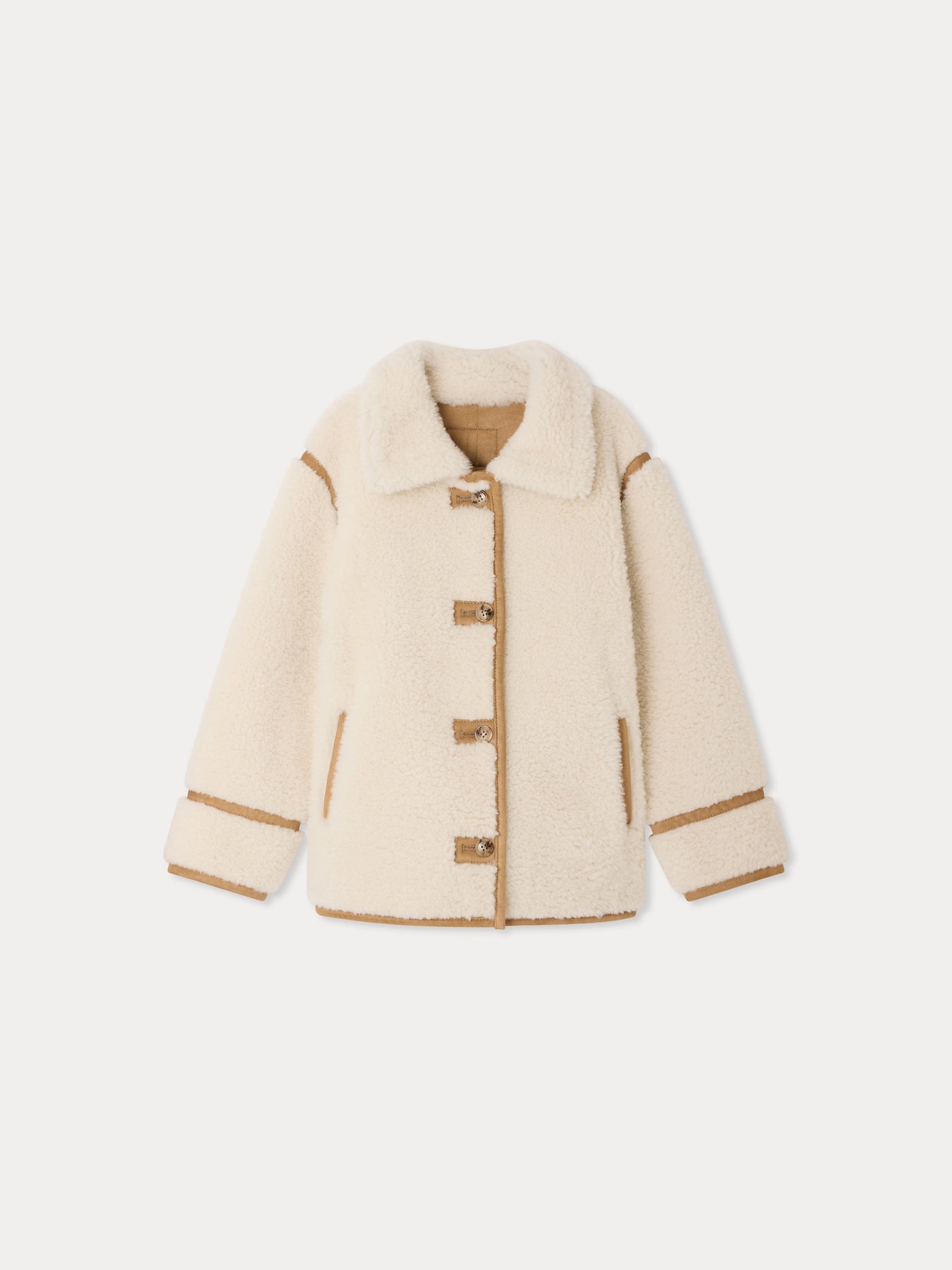 Manya coat in faux leather