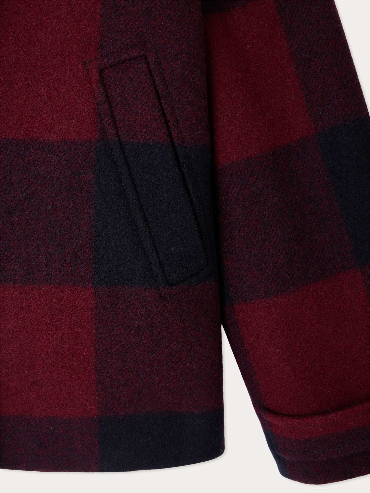 Morgana checked shawl-collar jacket