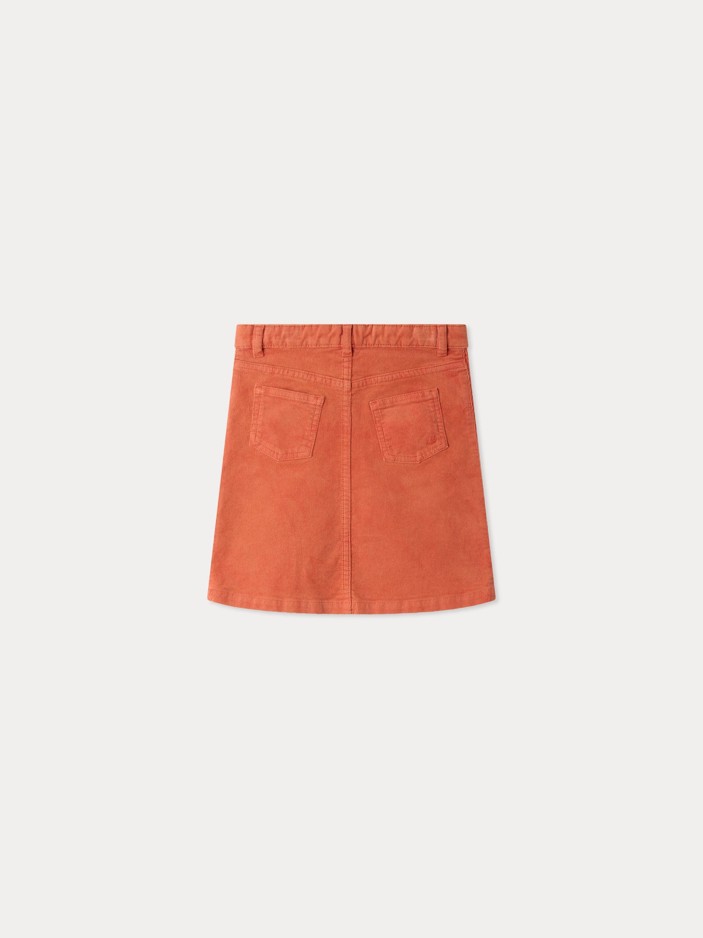 Merryl skirt with pockets in organic cotton velvet