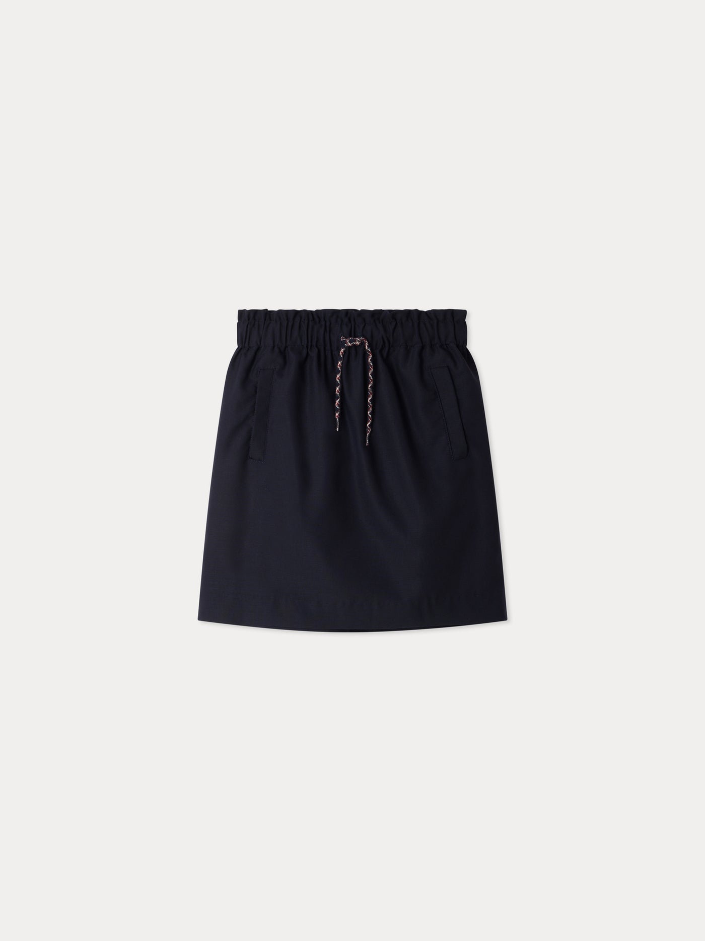 Minna navy skirt with multicoloured lacing