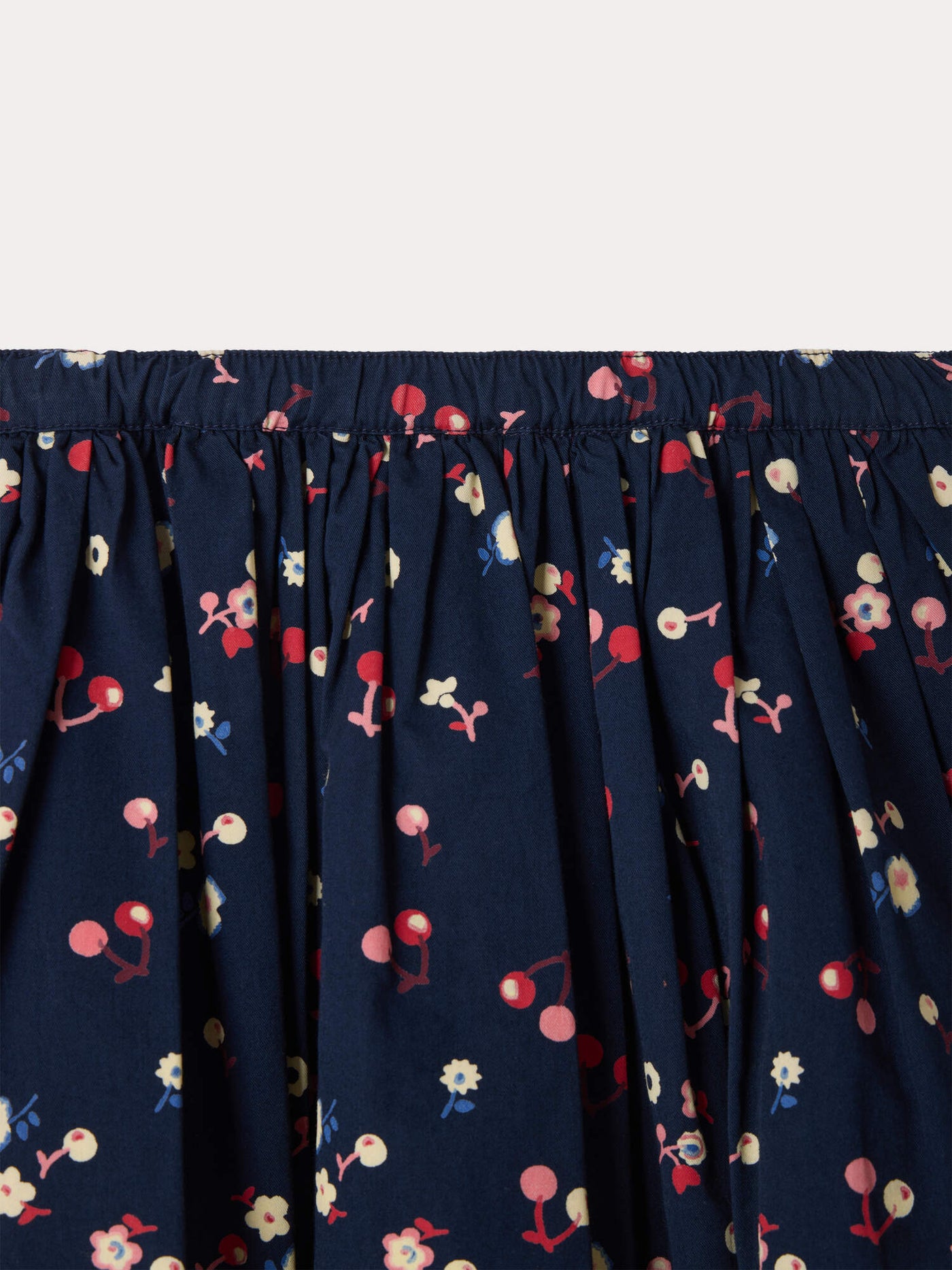 Suzon skirt with cherry print in organic cotton