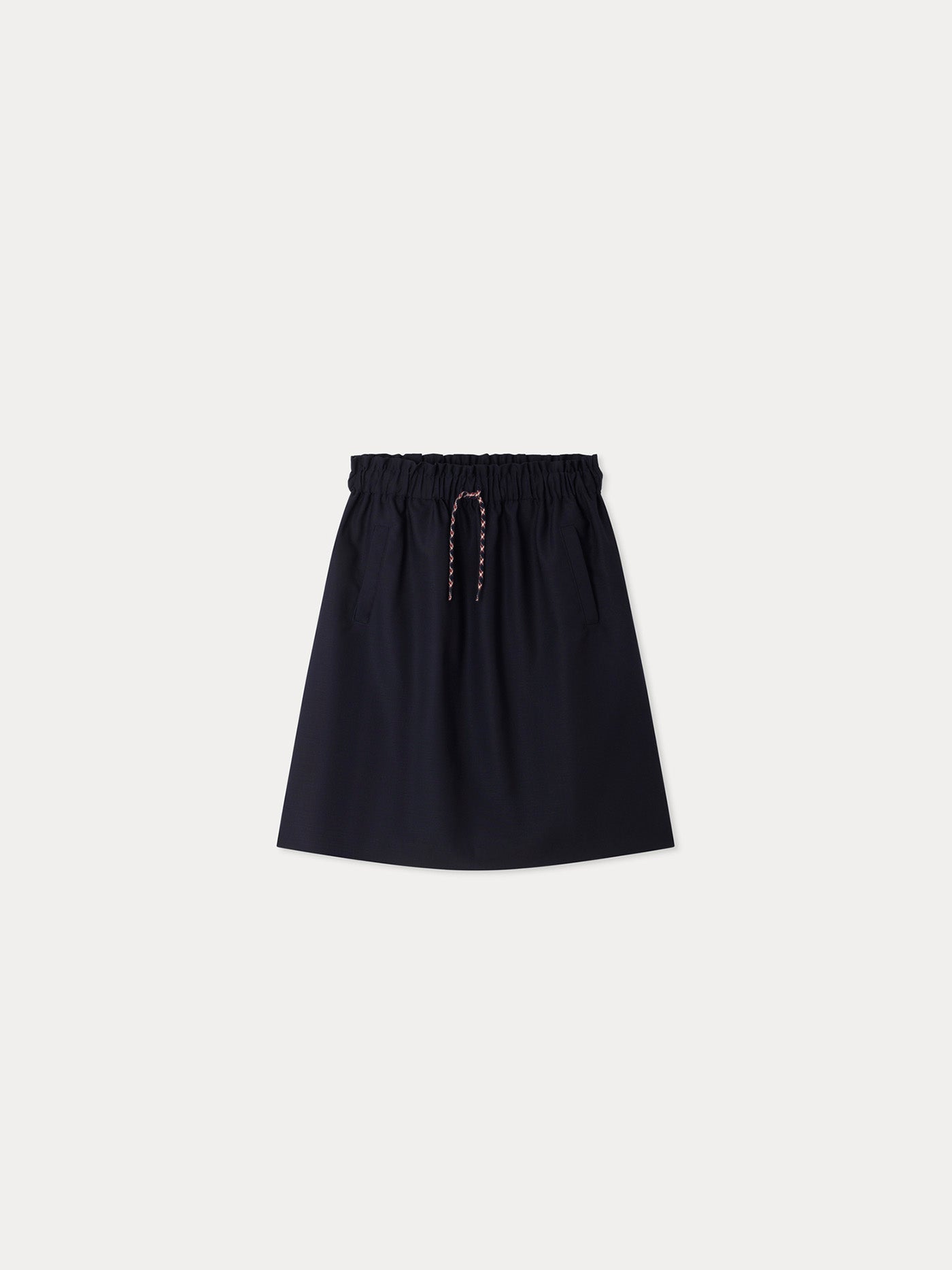 Minna Grown-Up navy skirt with multicoloured lace-up
