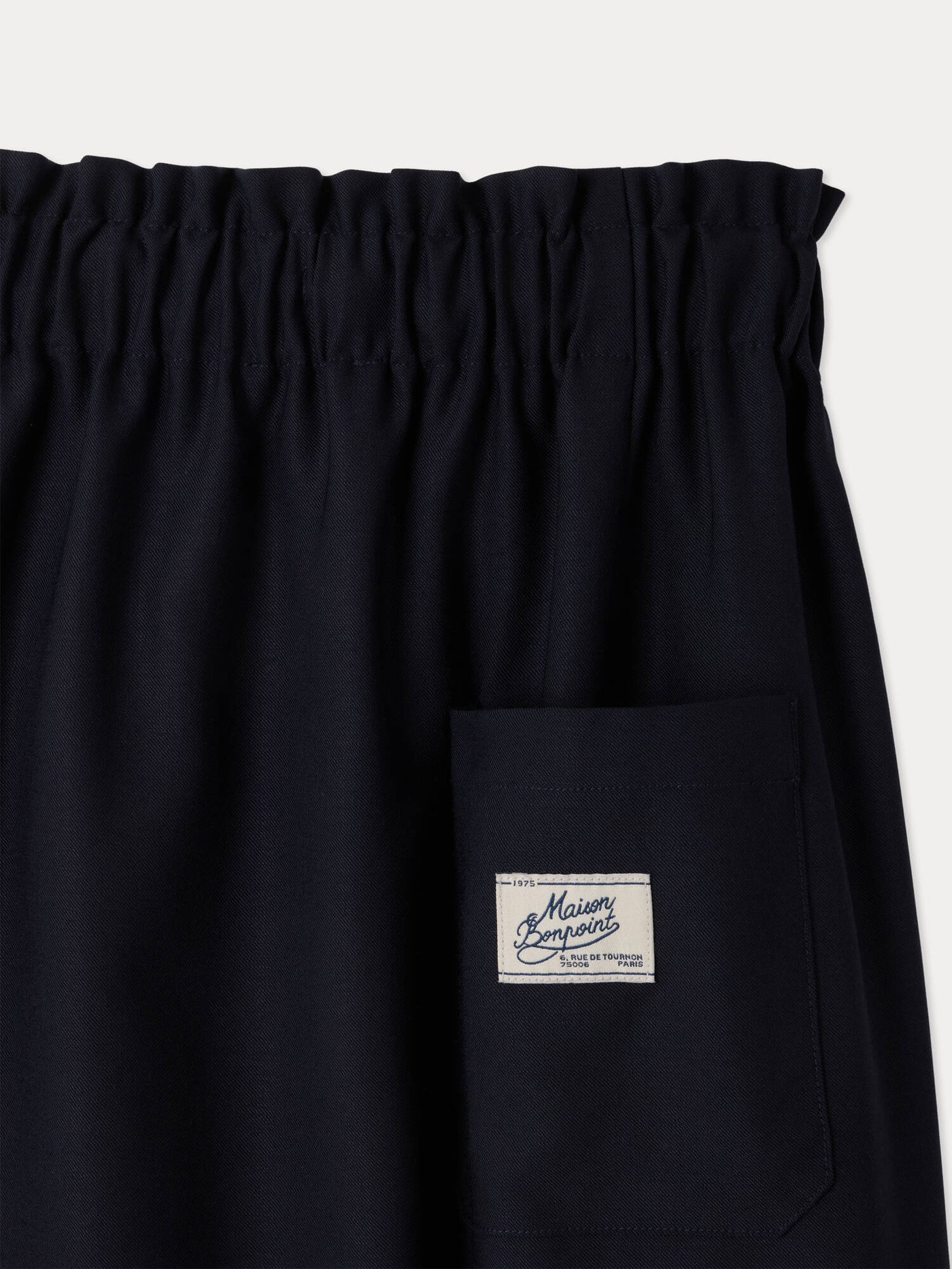 Minna Grown-Up navy skirt with multicoloured lace-up