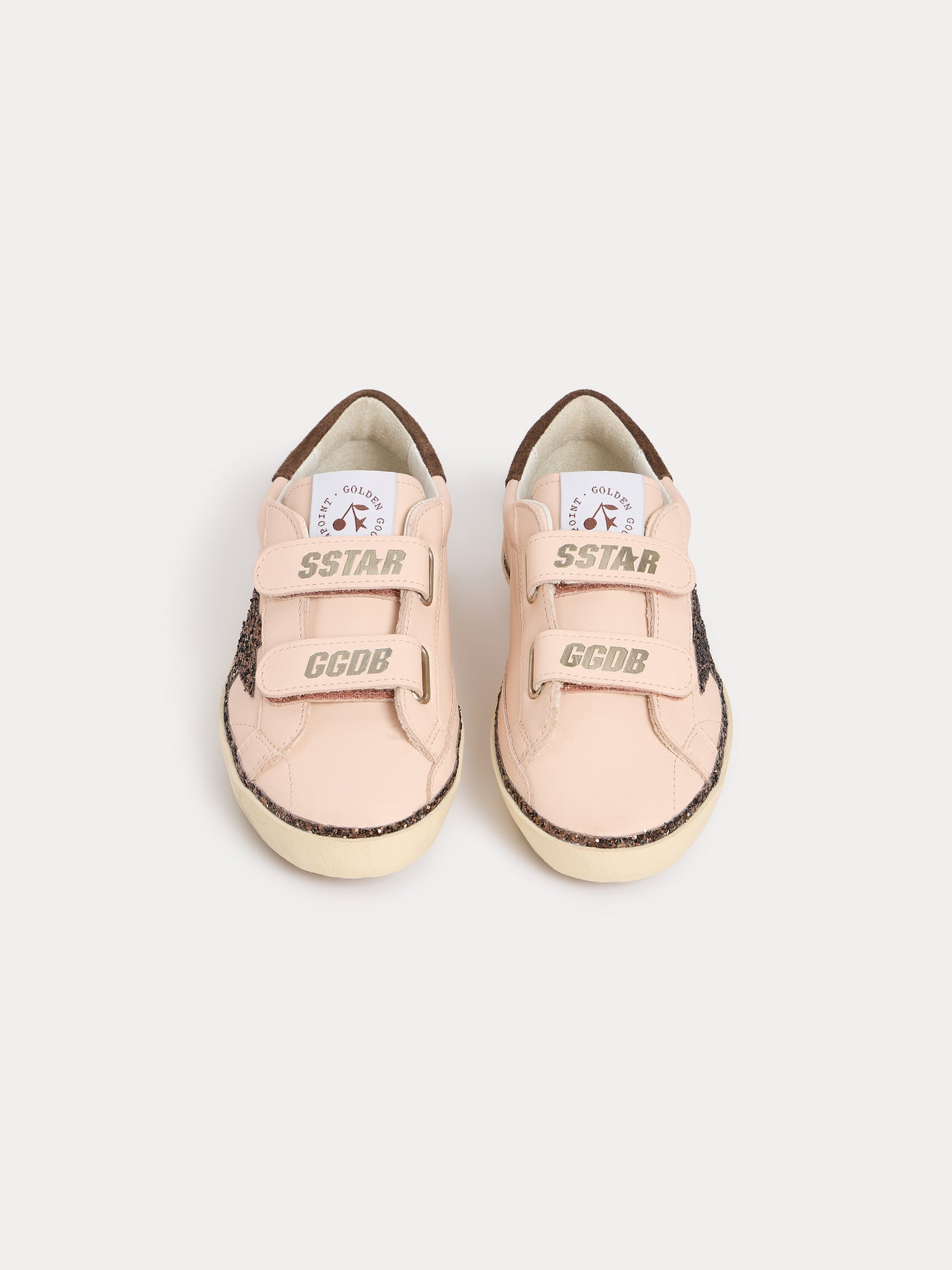 Bonpoint x Golden Goose pale pink Old School child sneakers