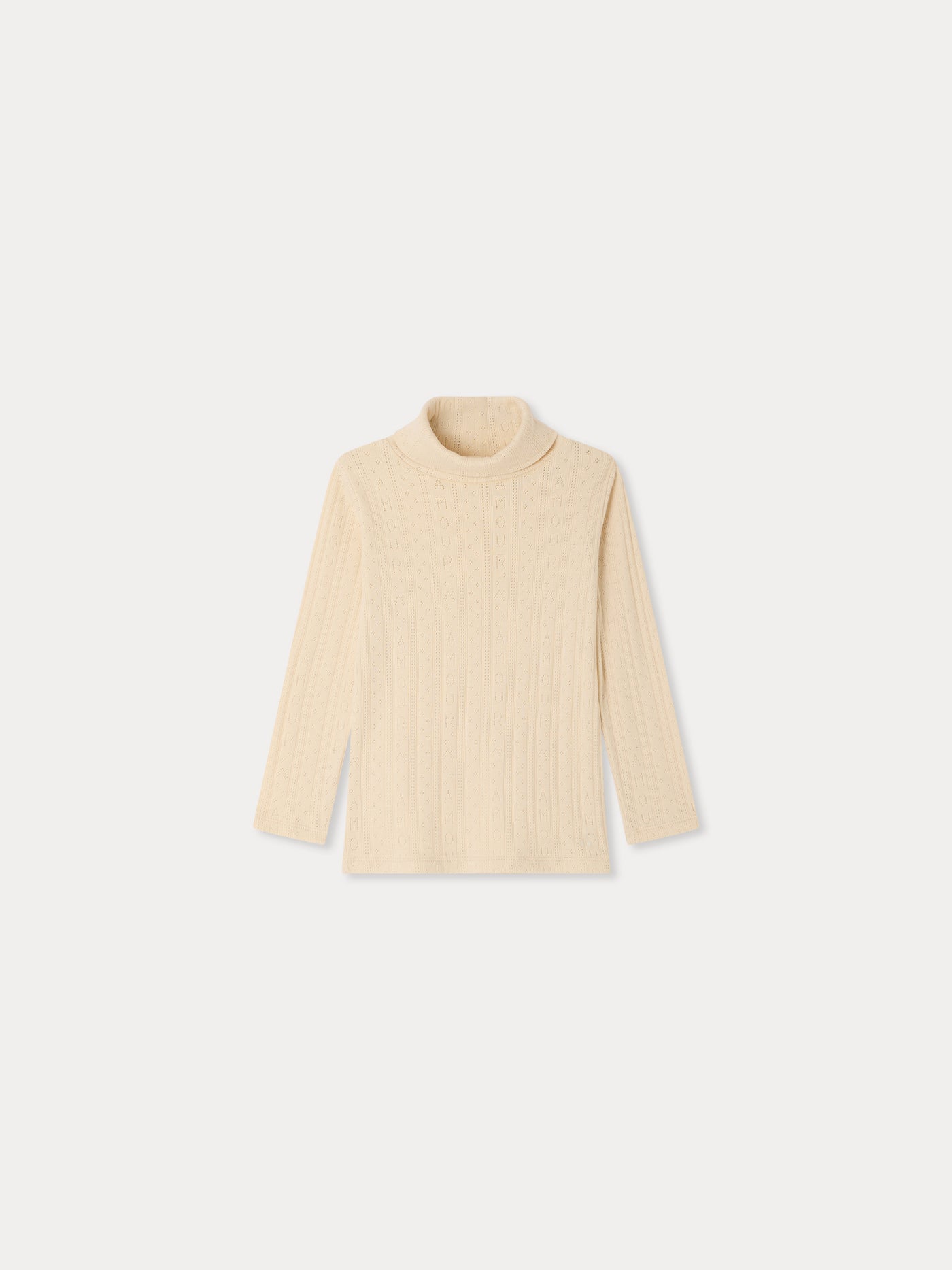 Tahiti T-shirt in organic cotton pointelle
