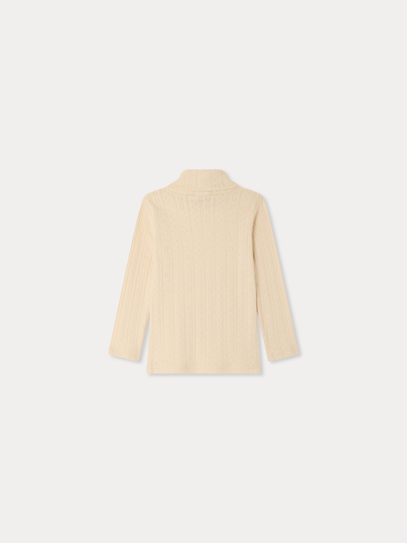 Tahiti T-shirt in organic cotton pointelle