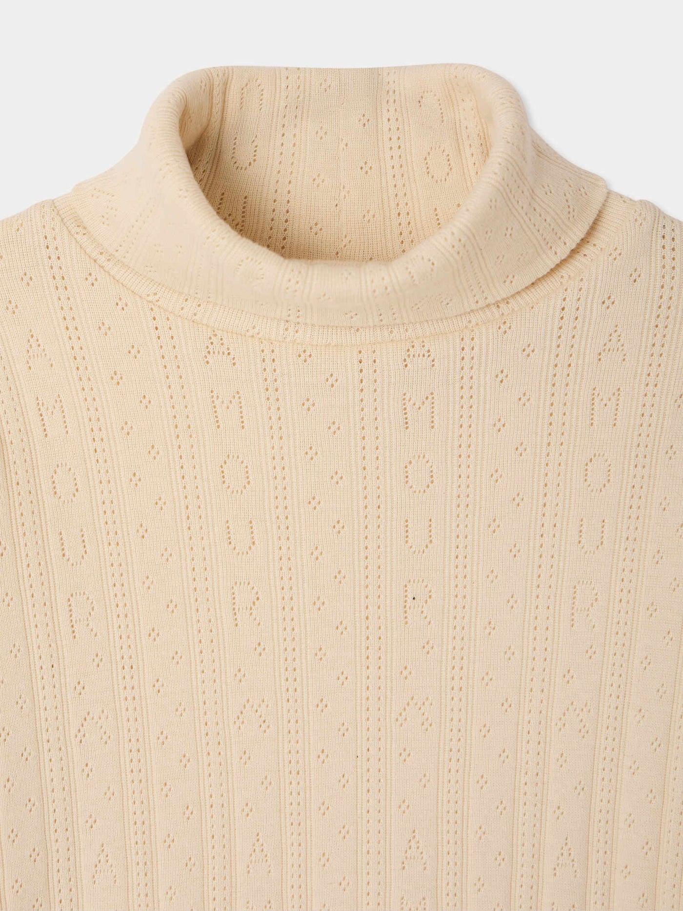 Tahiti T-shirt in organic cotton pointelle