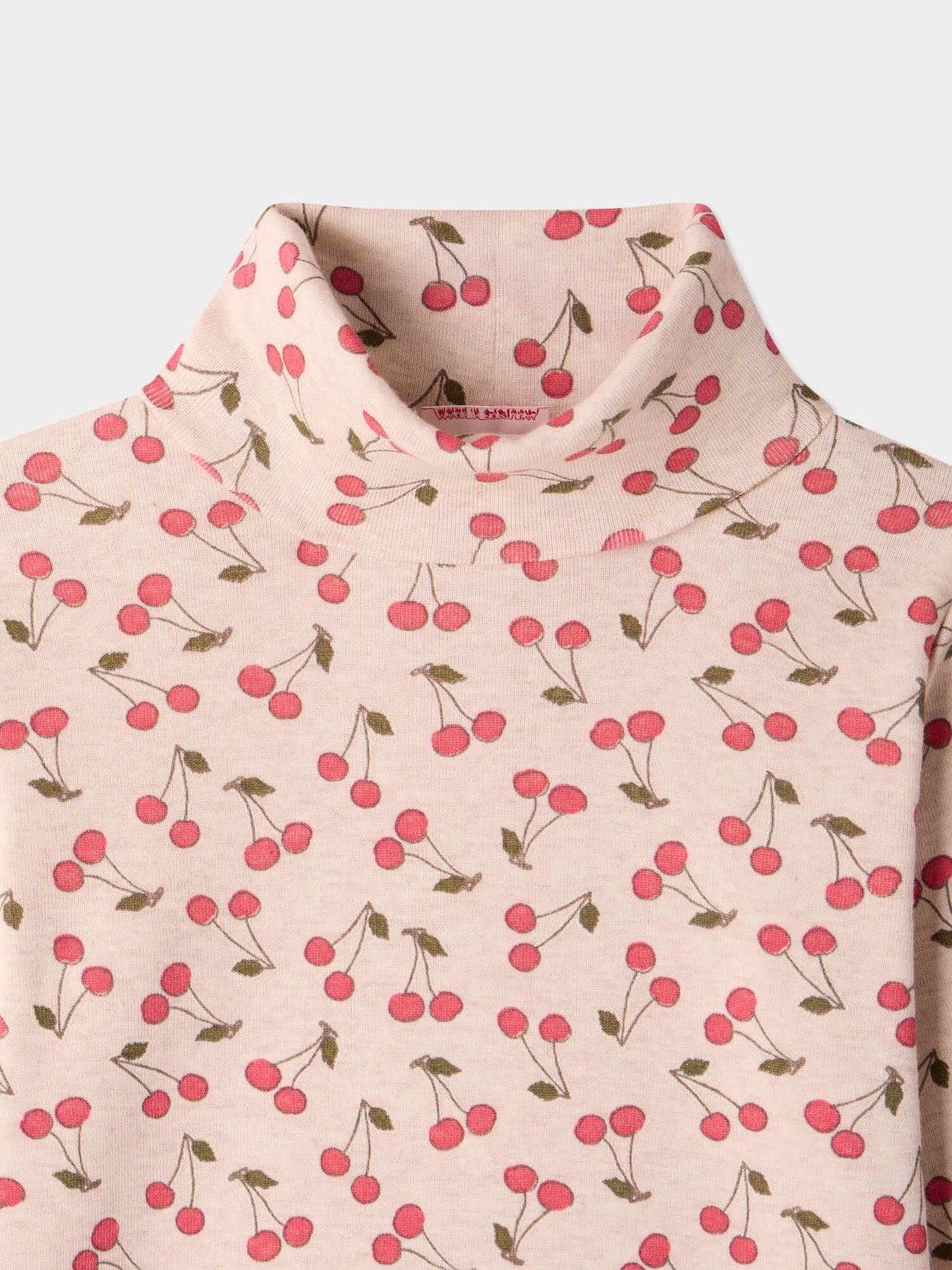 T-shirt Tahiti with cherries in organic cotton