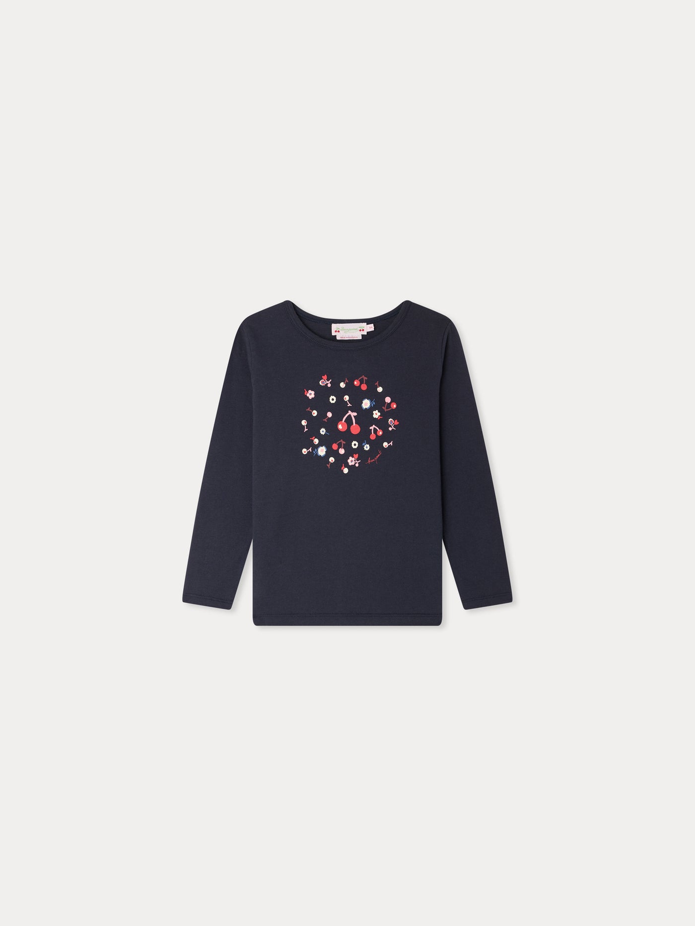 Tidjiane T-shirt with cherry print in organic cotton