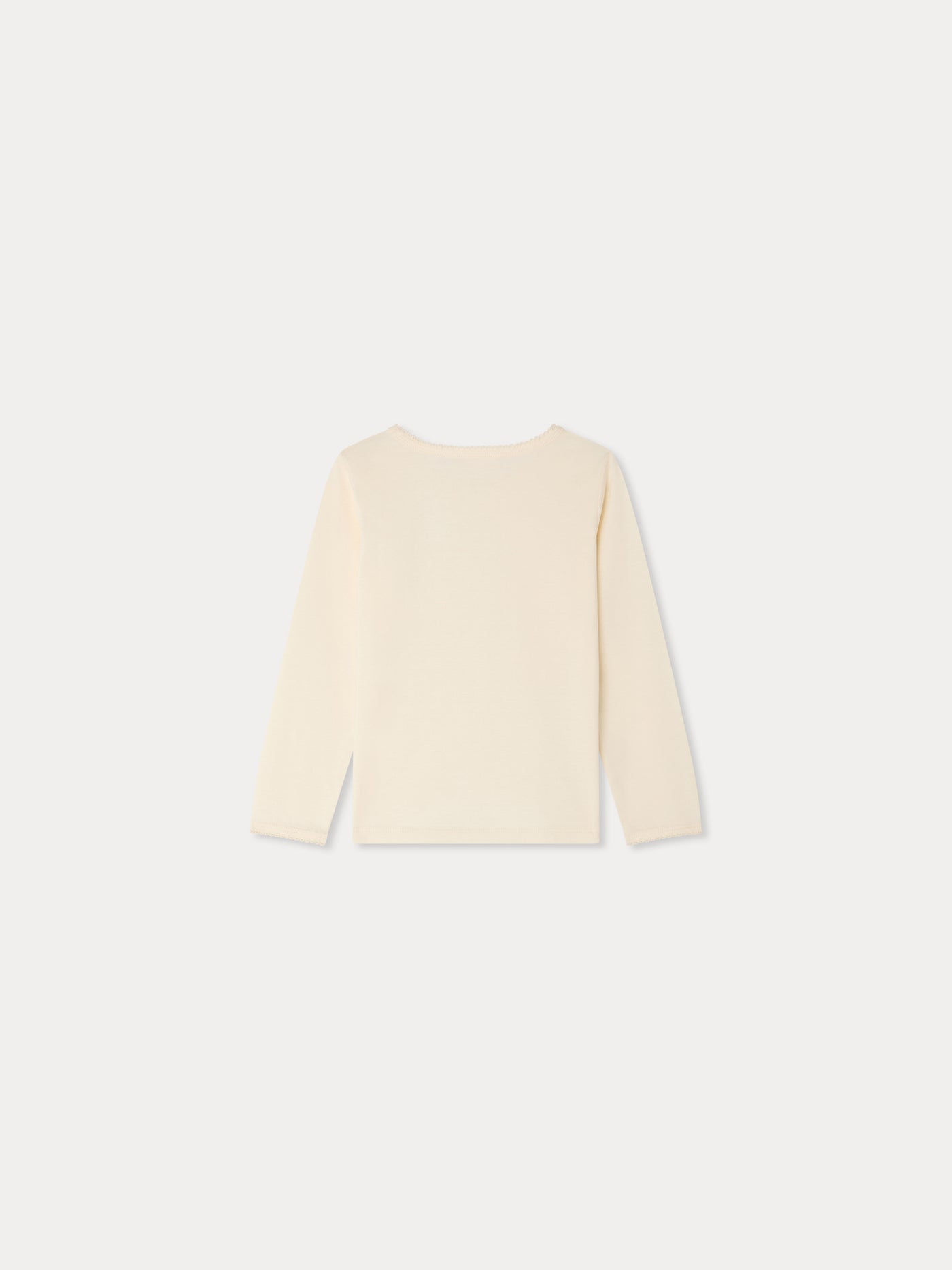 T-shirt Mellyn with Paris pearl embroidery in organic cotton