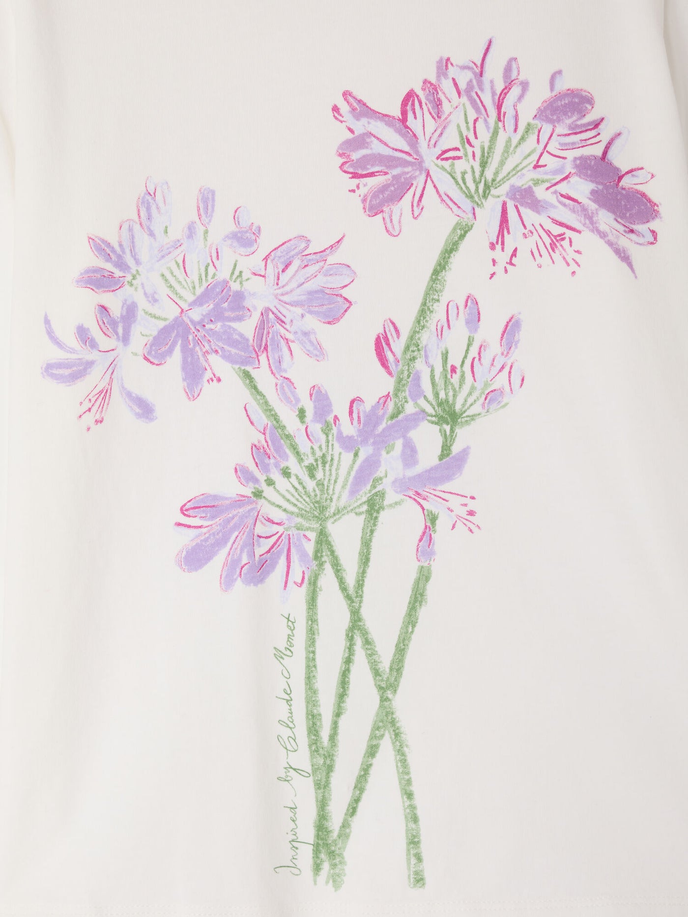 Bonpoint x MoMA Gracieuse t-shirt with hand-embroidered cherry logo in organic cotton