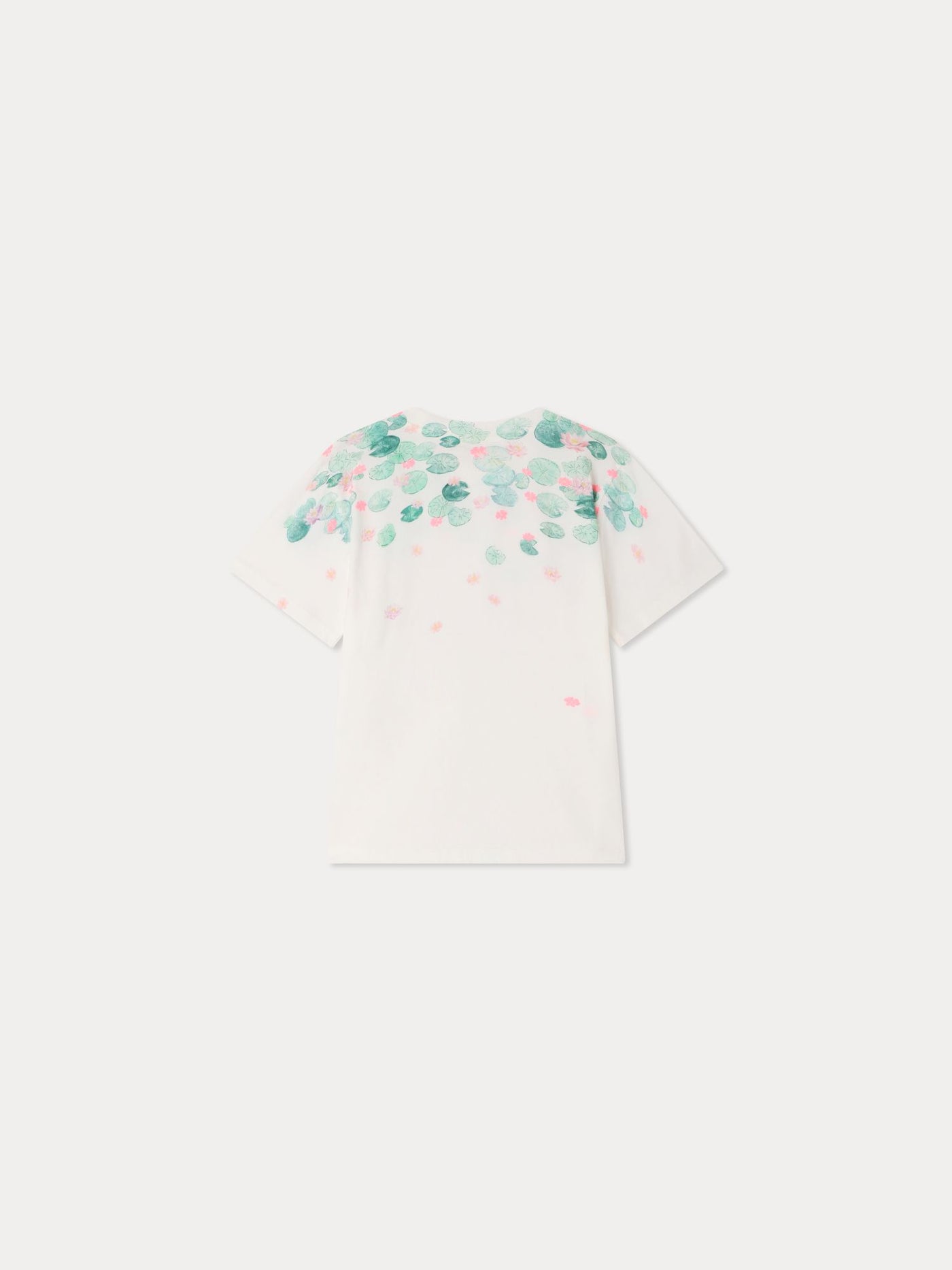 Bonpoint x MoMA Thida t-shirt with water lily print in organic cotton