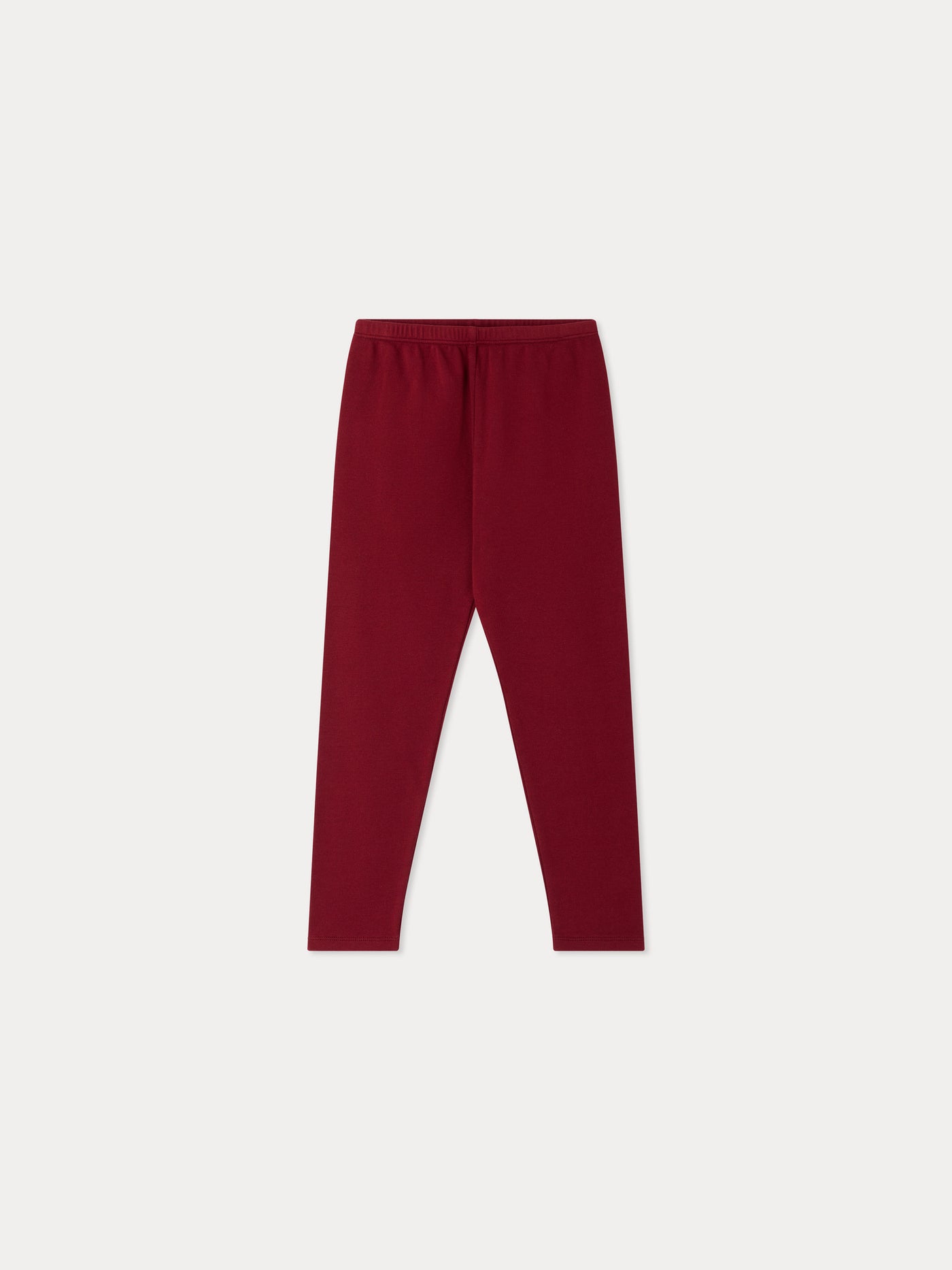 Graylinn burgundy organic cotton leggings