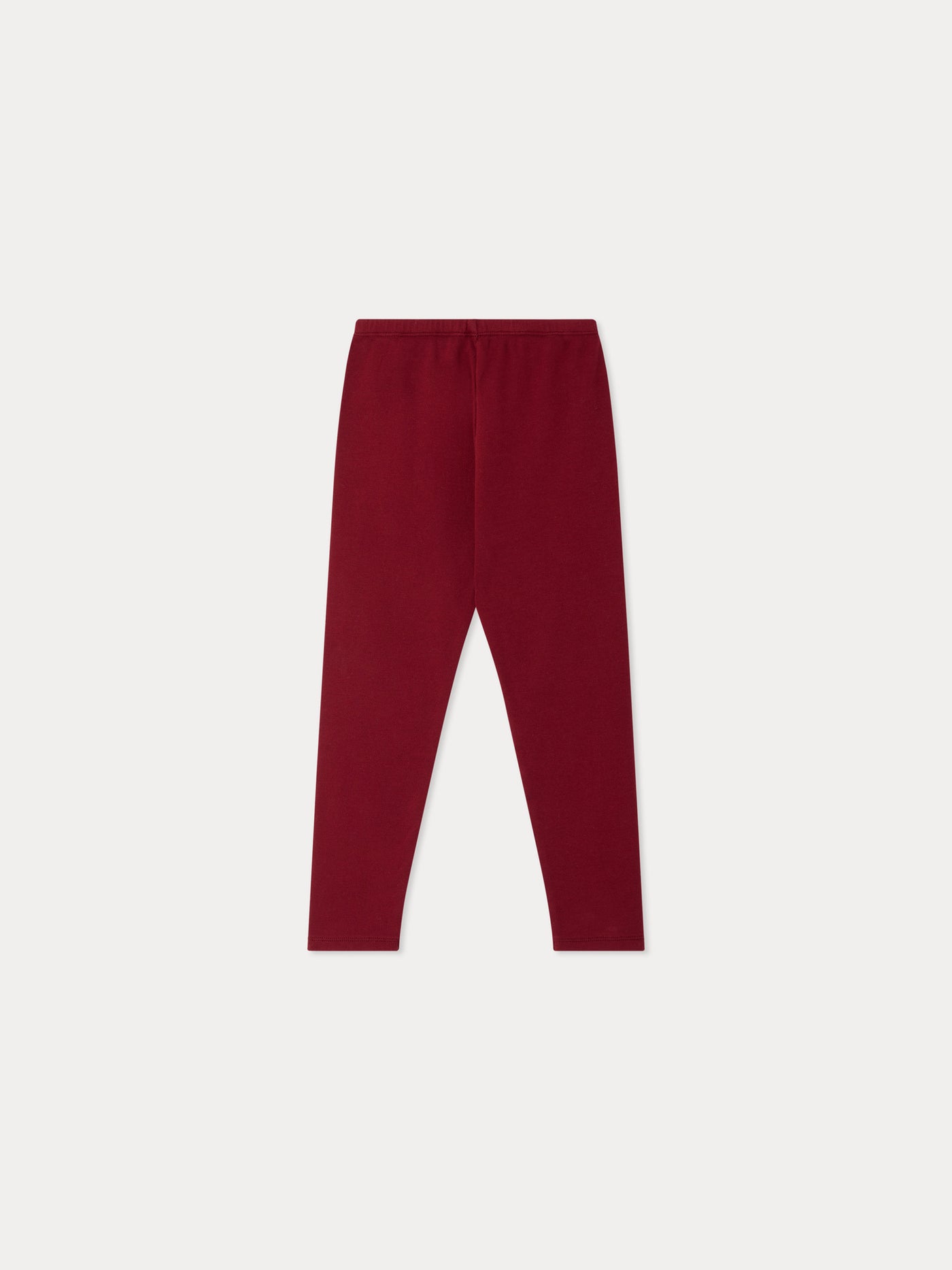 Graylinn burgundy organic cotton leggings