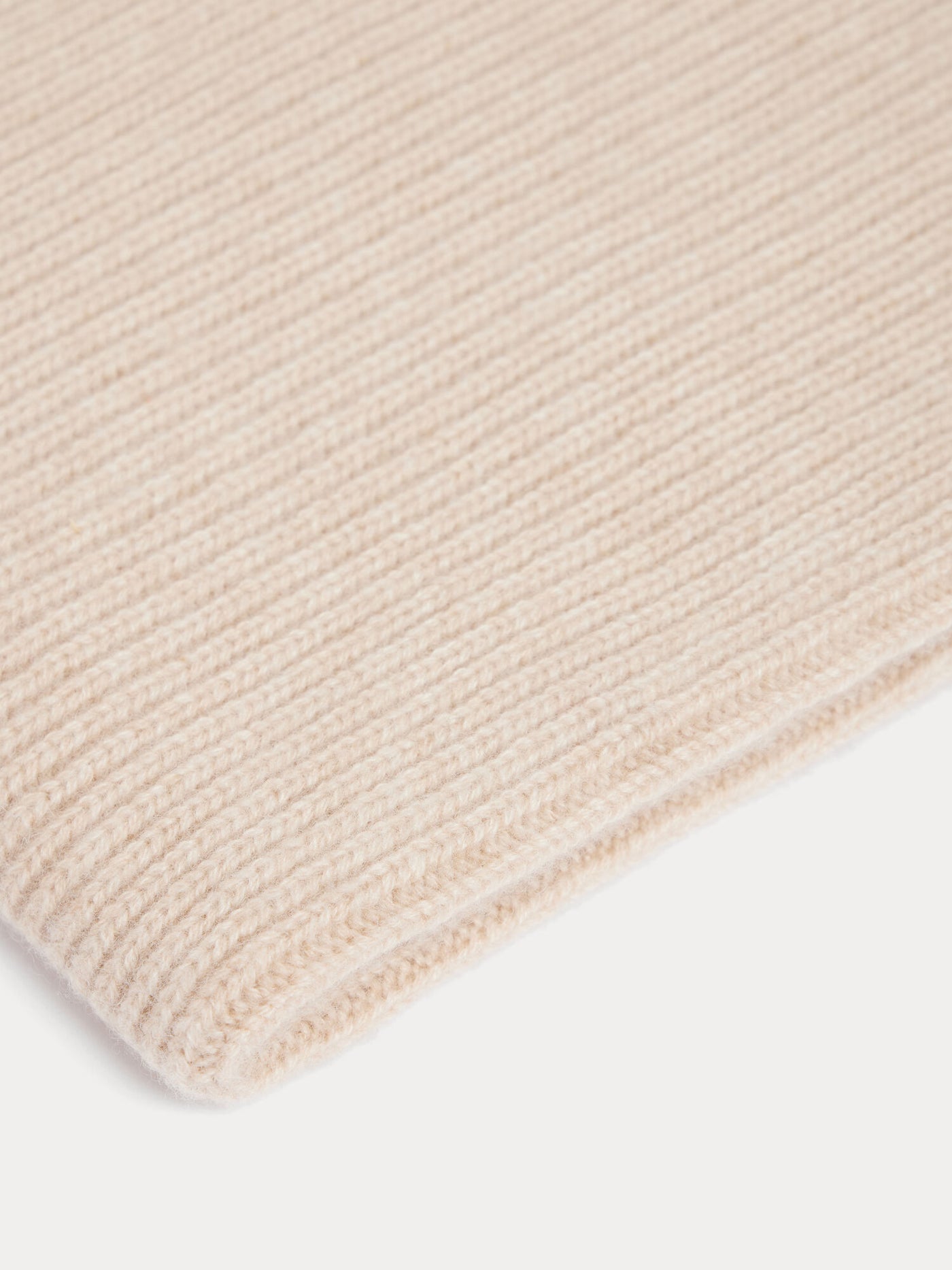Tatodine mottled beige cashmere snood