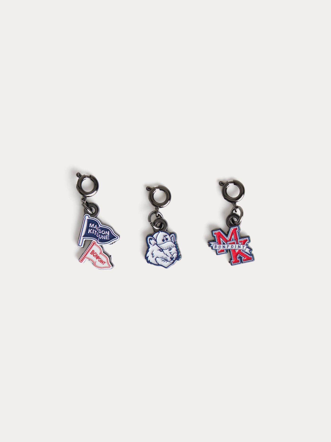 Bonpoint x Maison Kitsuné Maye set of 3 charms