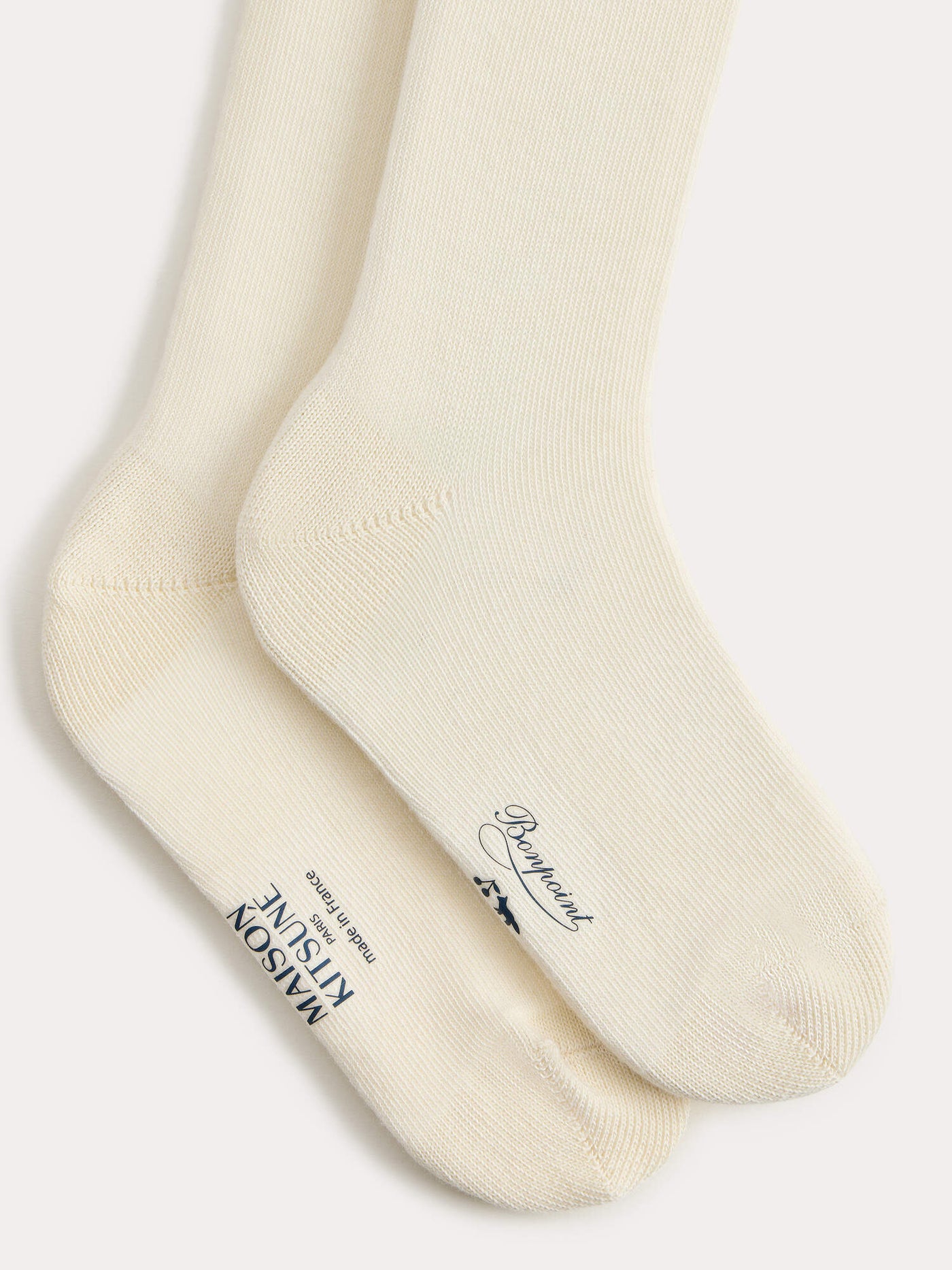 Bonpoint x Maison Kitsuné Mian socks with fox motif