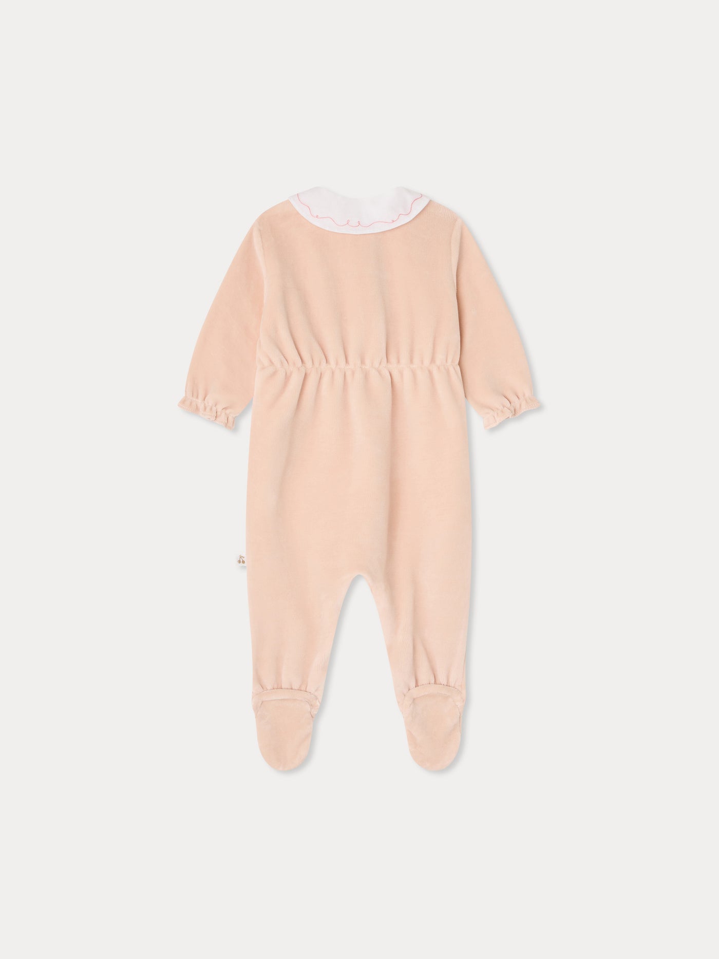 Tintina pyjamas with embroidered cat collar in organic cotton