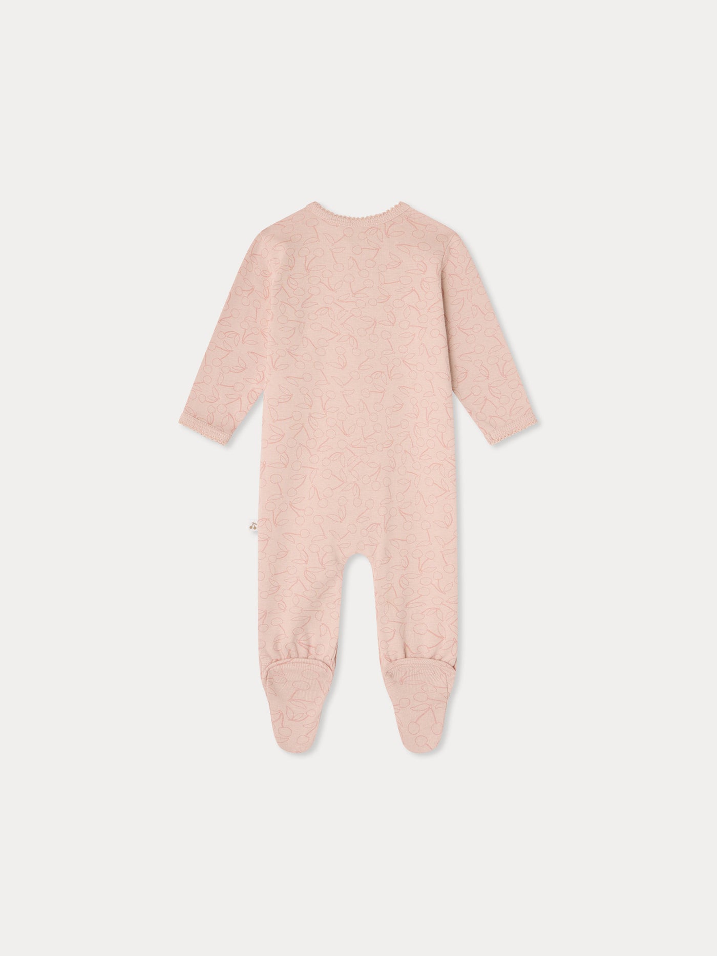 Golco pyjamas with cherry pattern in organic cotton