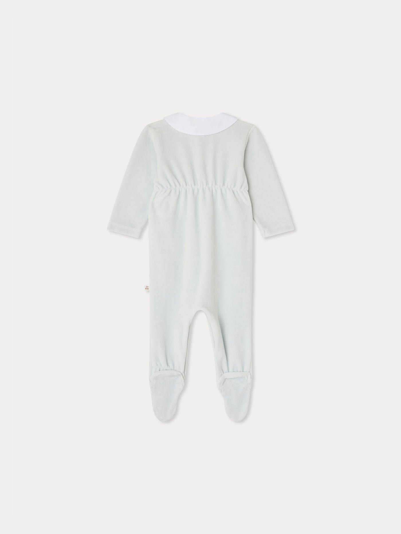Tilouan pyjamas with embroidered car collar in organic cotton