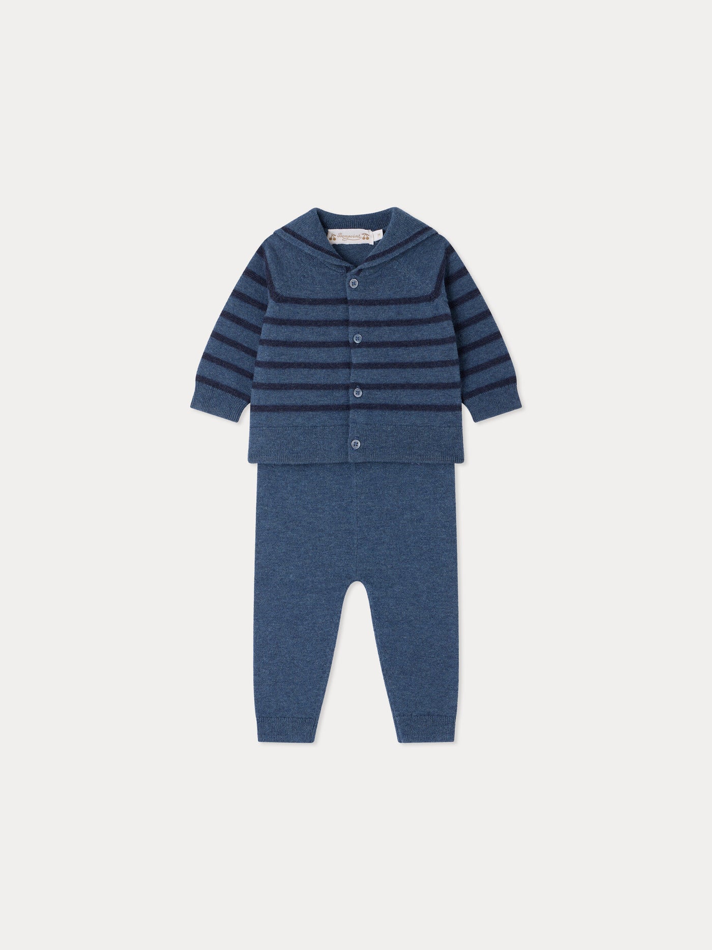 Set Laslo striped with sailor collar