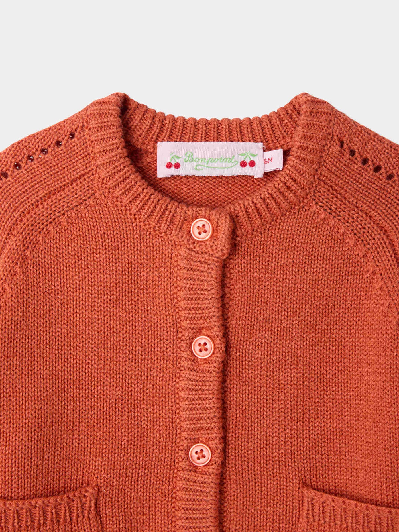 Melina baby cardigan with pockets