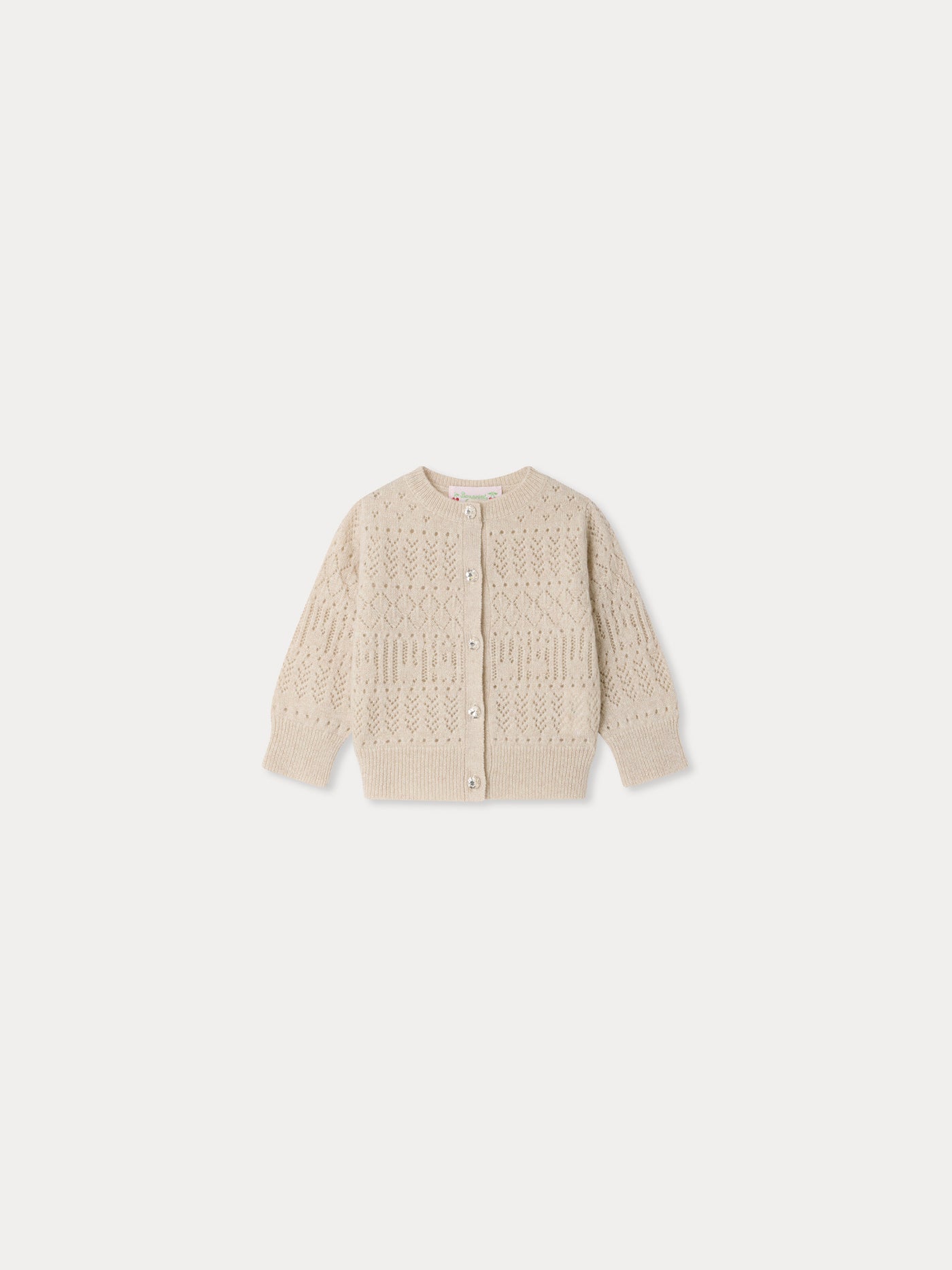 Menza baby cardigan in cashmere