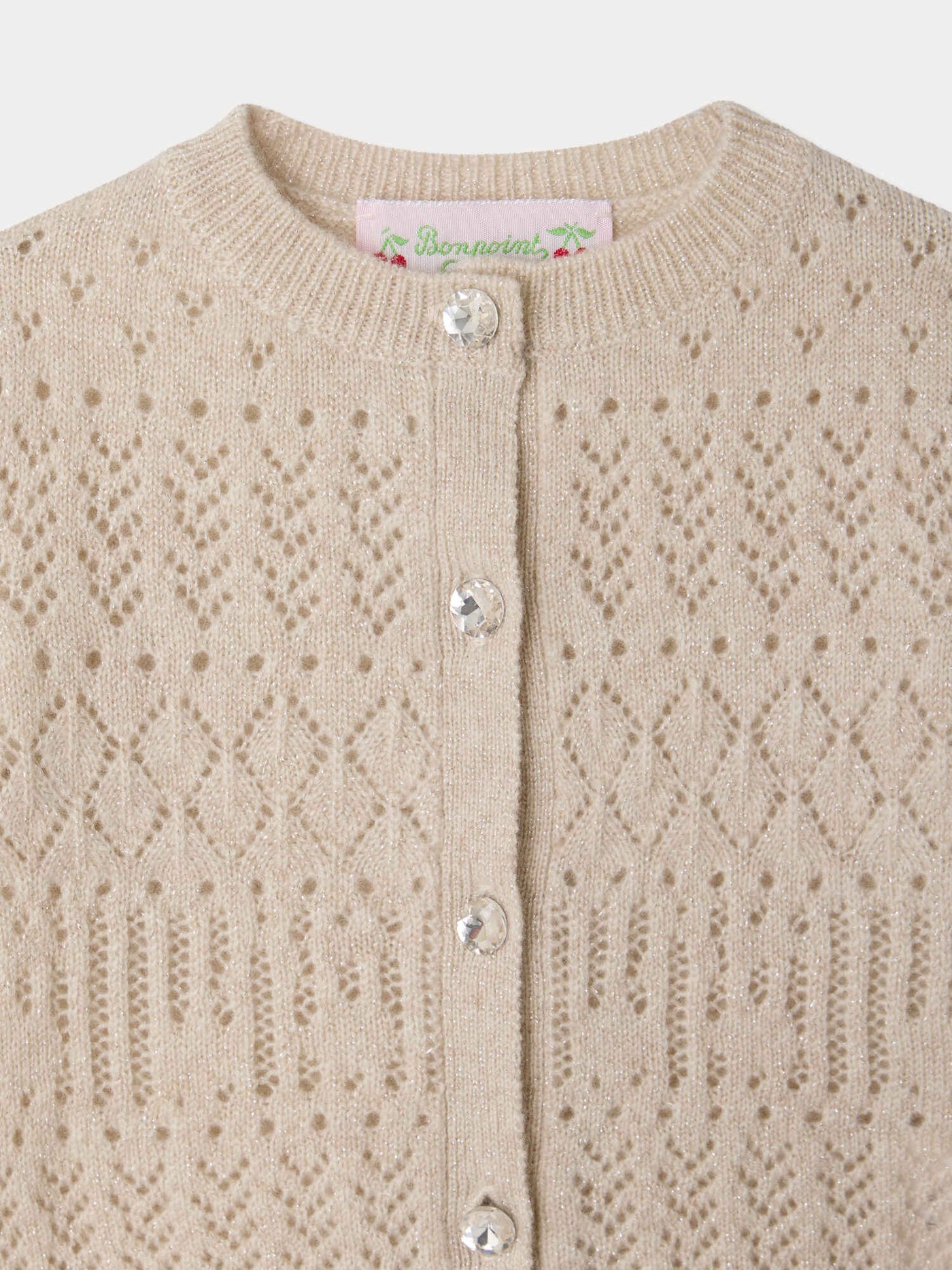 Menza baby cardigan in cashmere