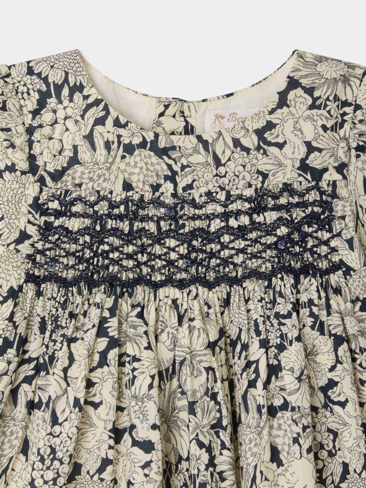 Navy blue flowers