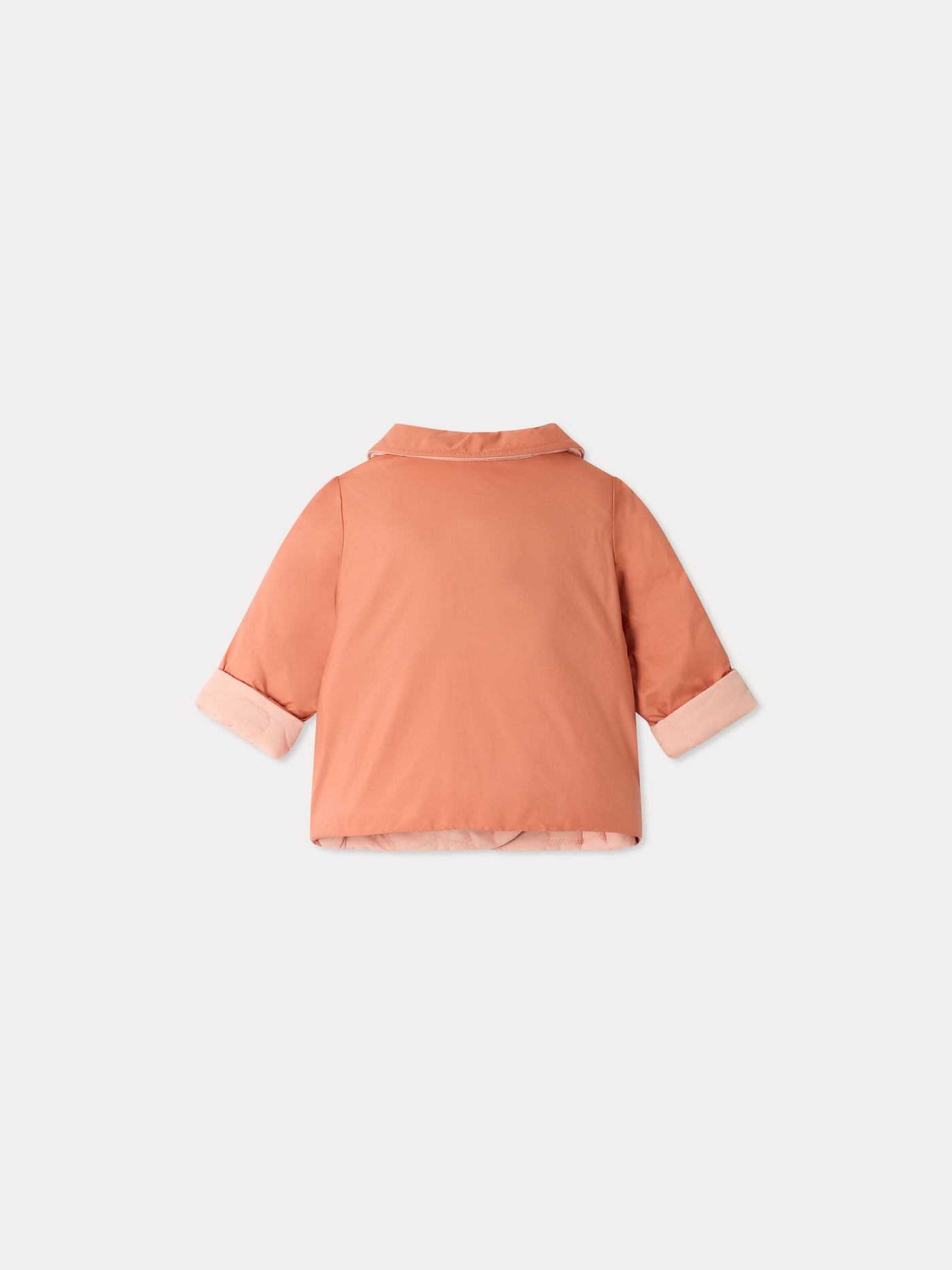 Juno baby reversible and quilted cherry jacket