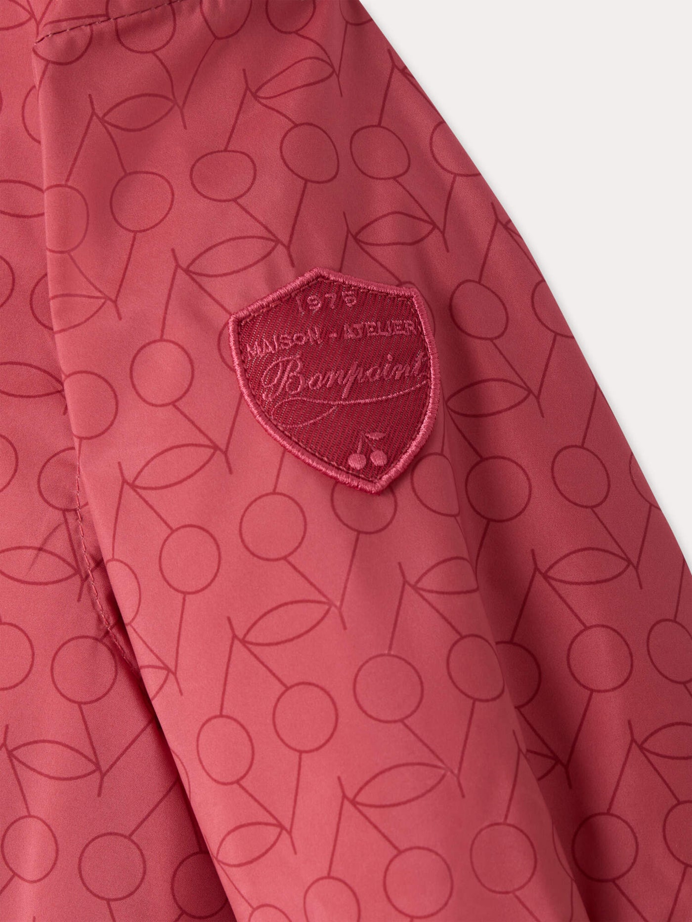 Mikey pink baby raincoat