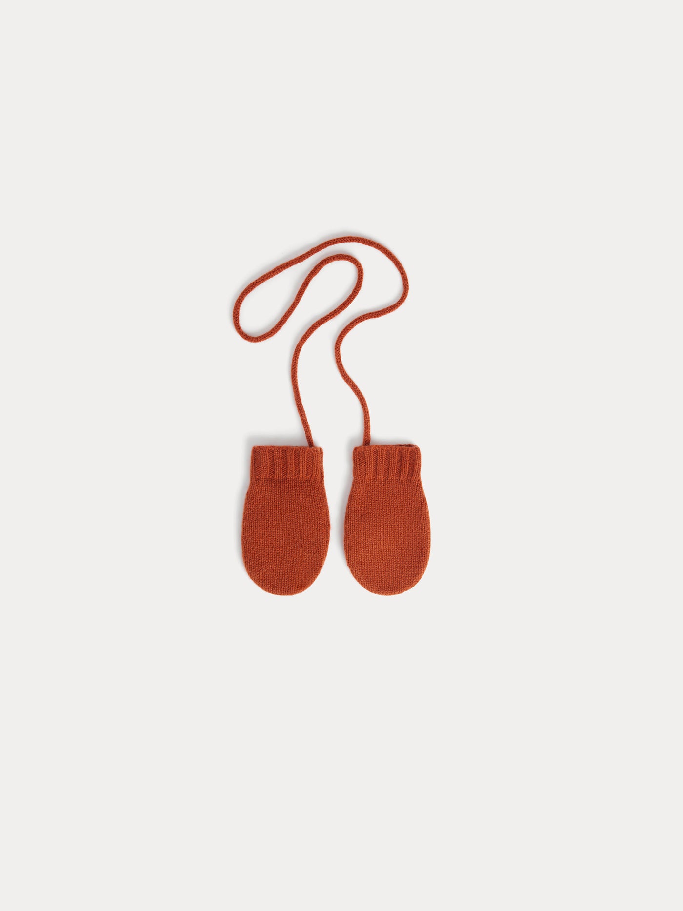 Thuri baby mittens with cashmere cord