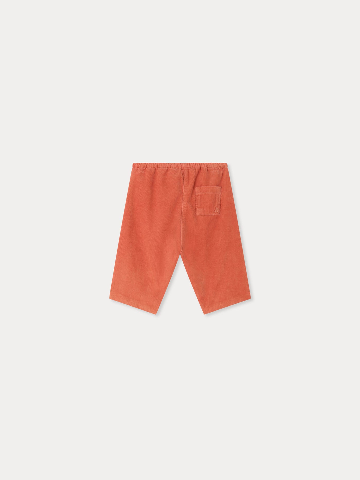 Dandy orange baby pants in organic cotton