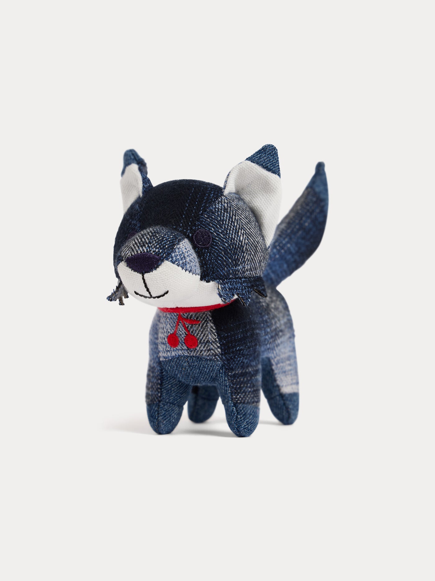 Bonpoint x Maison Kitsuné two-material fox plush toy