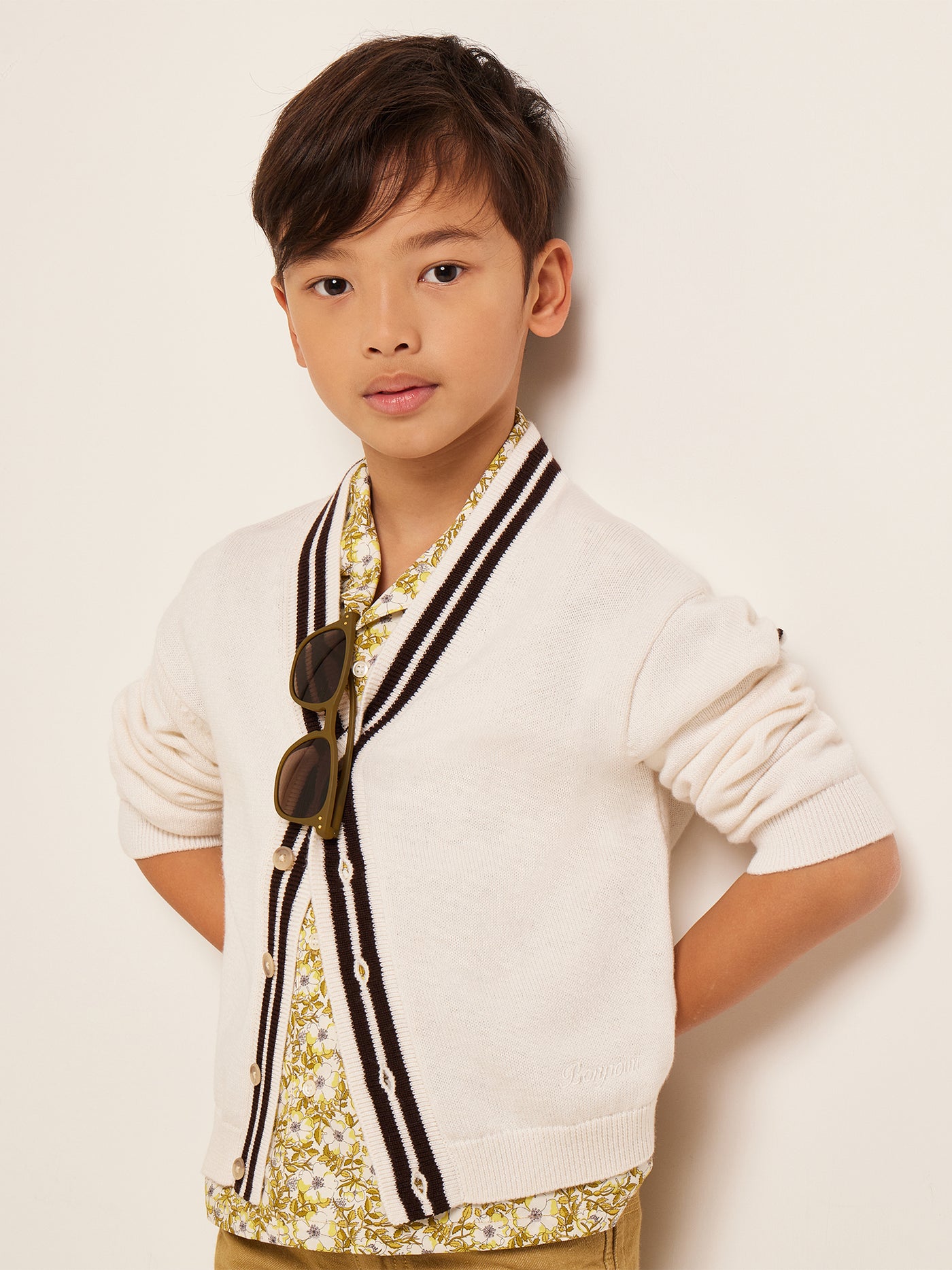 Corbin Cardigan white