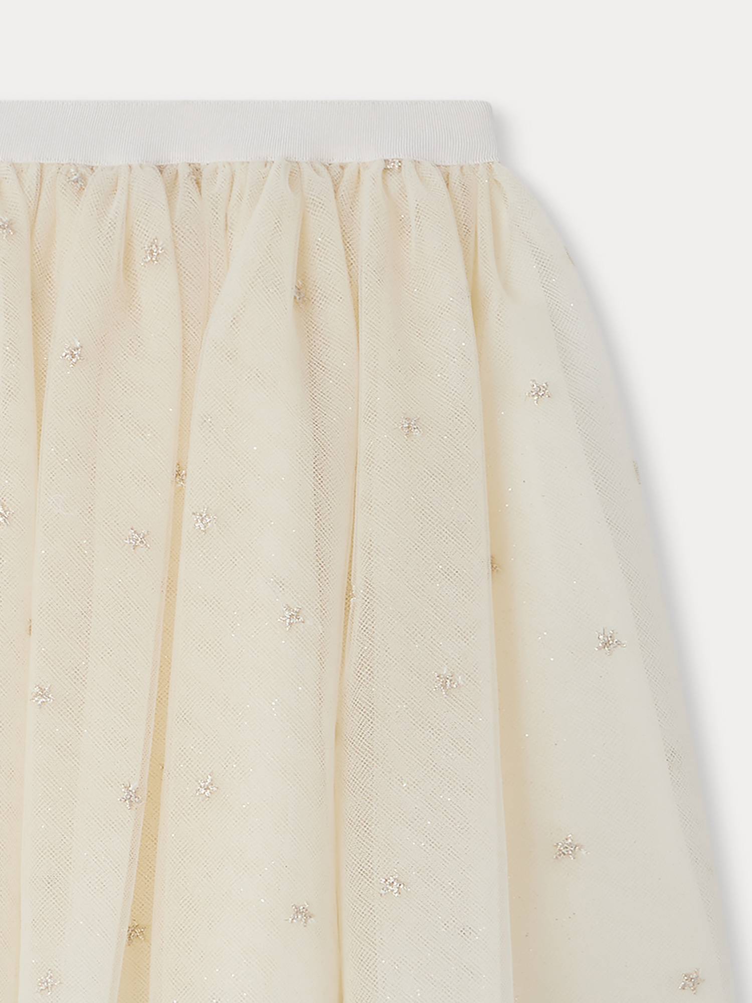 Bonpoint Pois tulle miniskirt - White