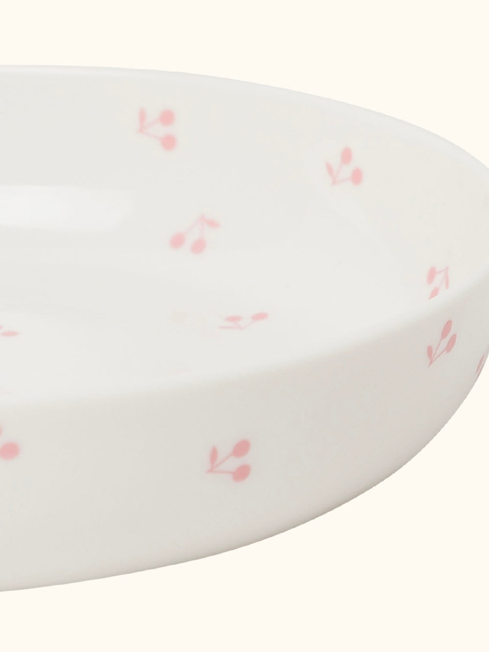 Porcelain plate Pale pink