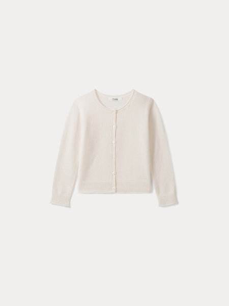ベビー用トップス bonpoint  Bonpoint Floral Cotton Crewneck Cardigan PEBDA3703CA_102__PEBDA3703CA_1