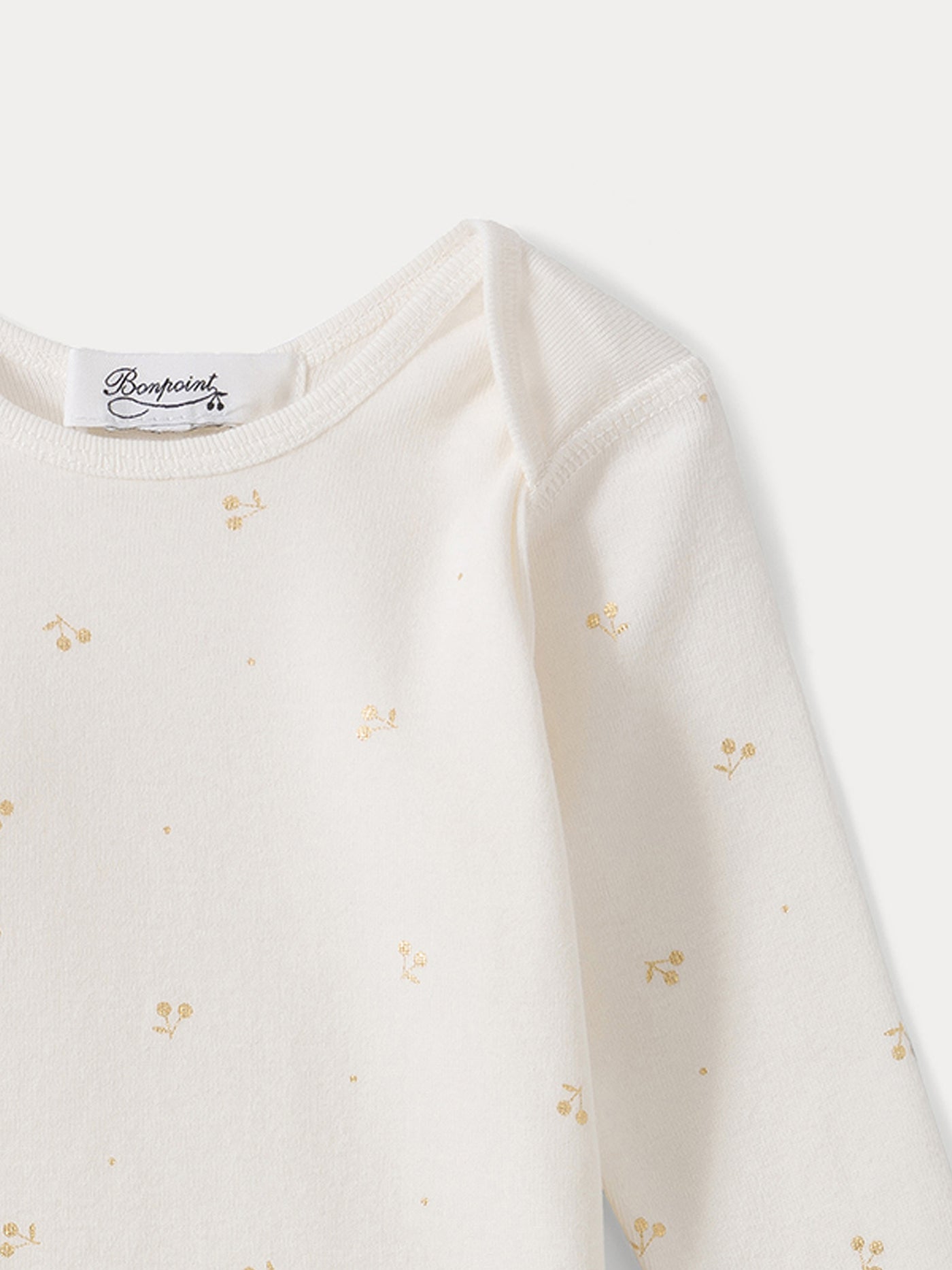 Babies' two-piece pajama set gold