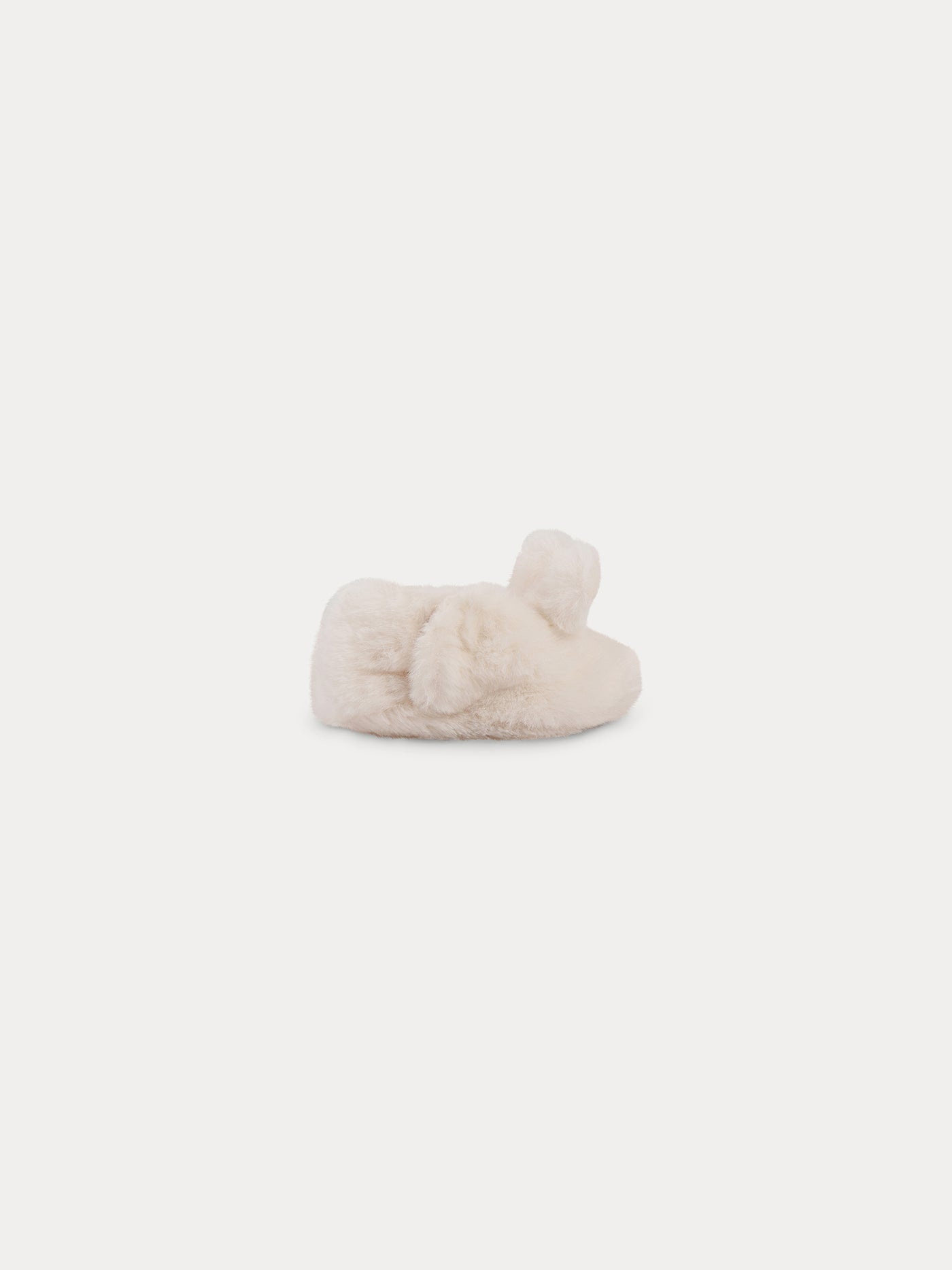 Babies' slippers milk white