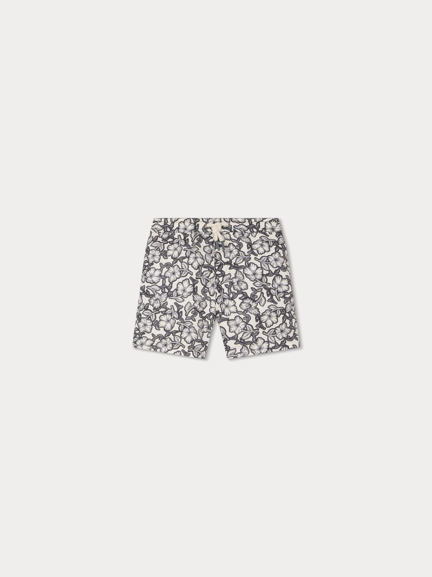 Ariel Swim Shorts black flowers