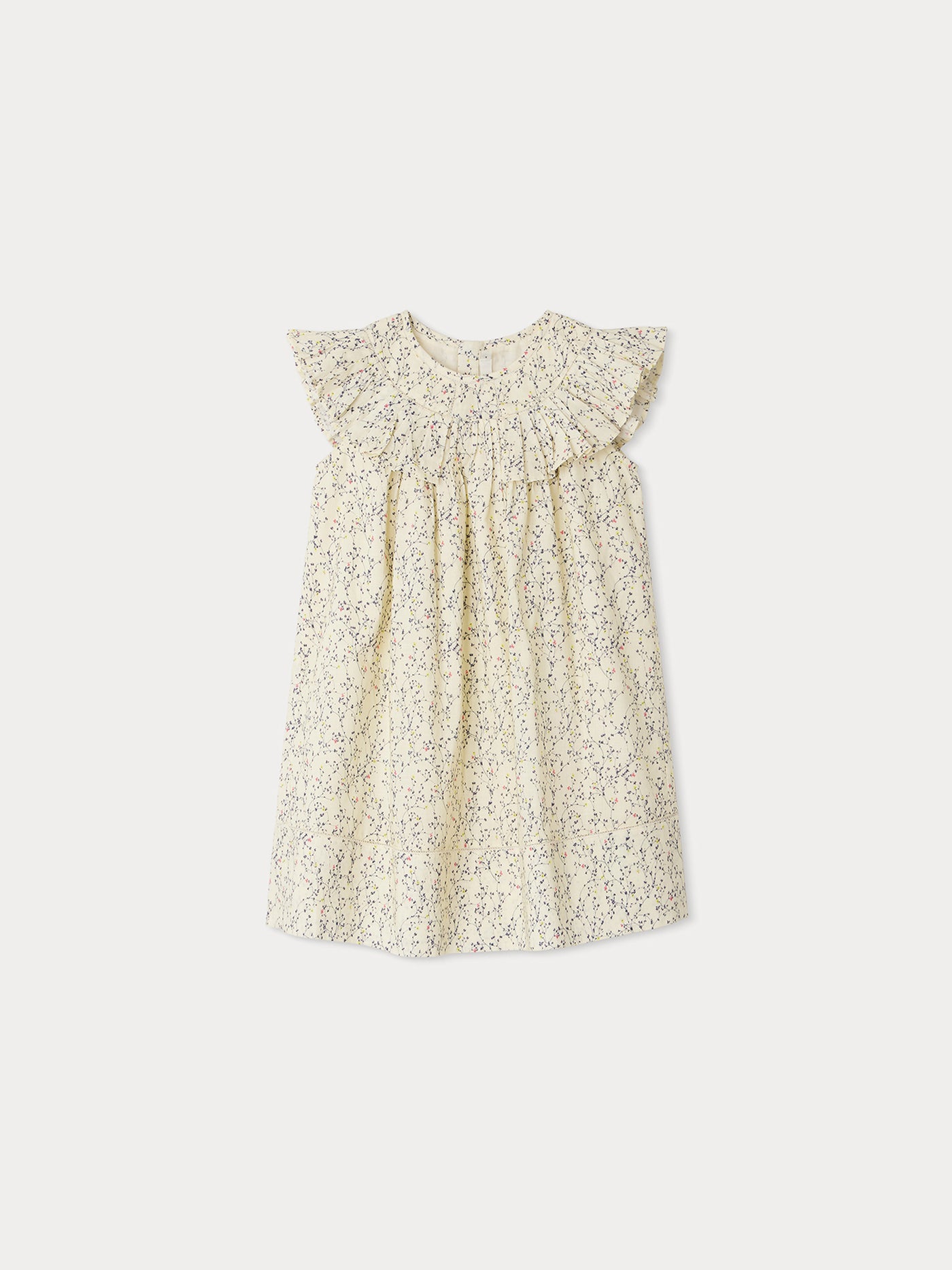Amber Dress ivory flower