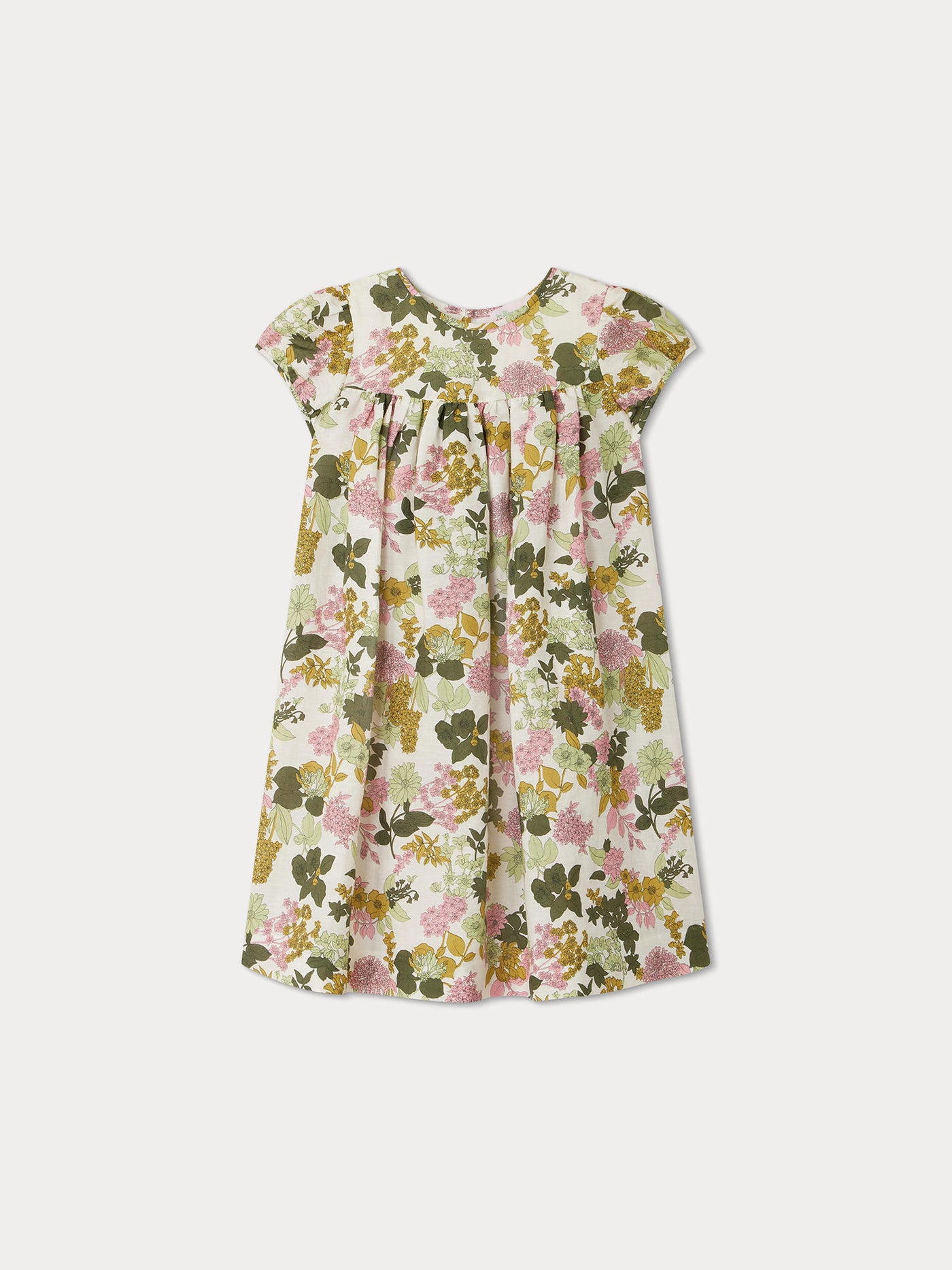 Arletty Dress ecru flowers