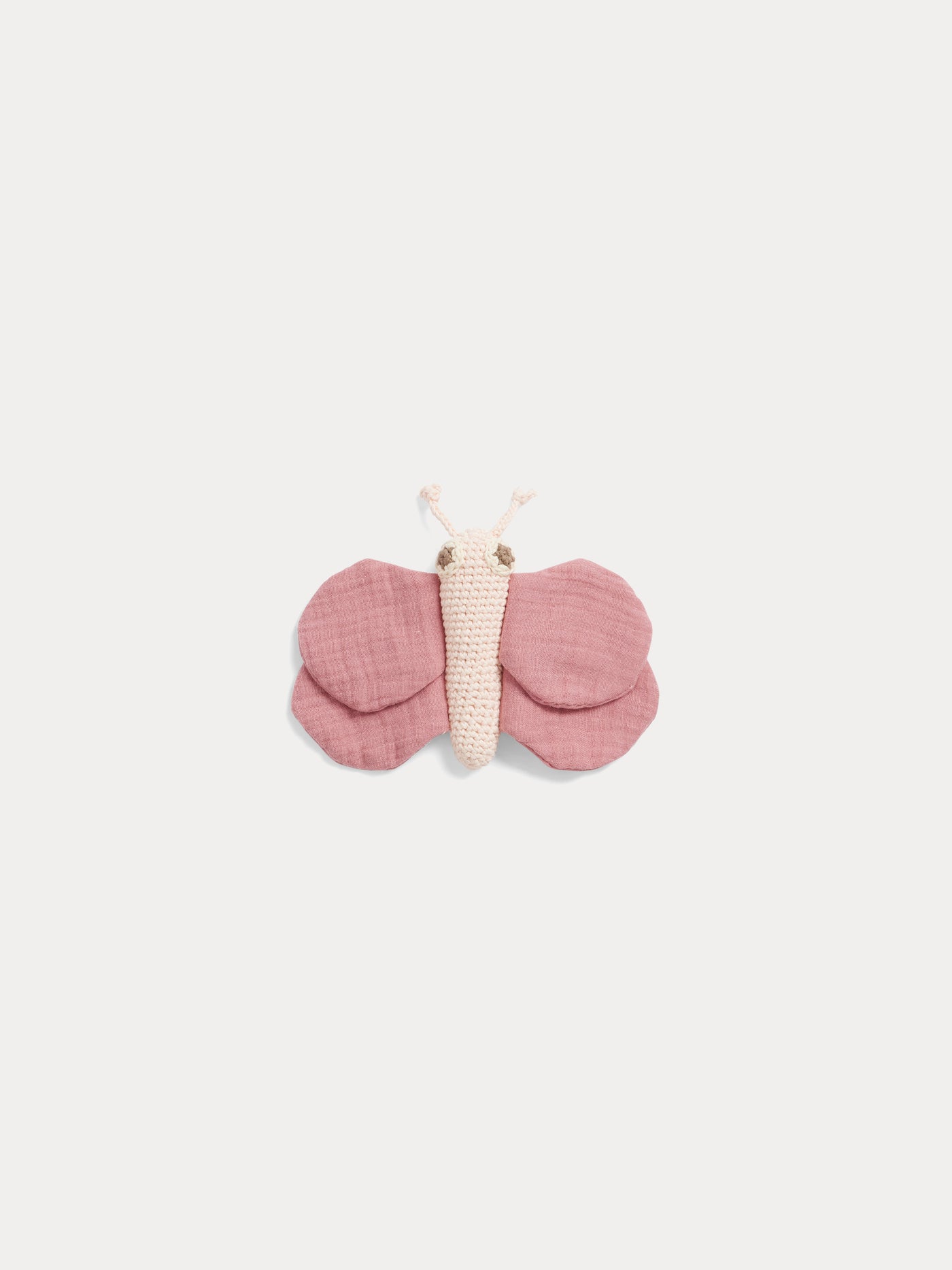 Papillon Crochet Toy pink